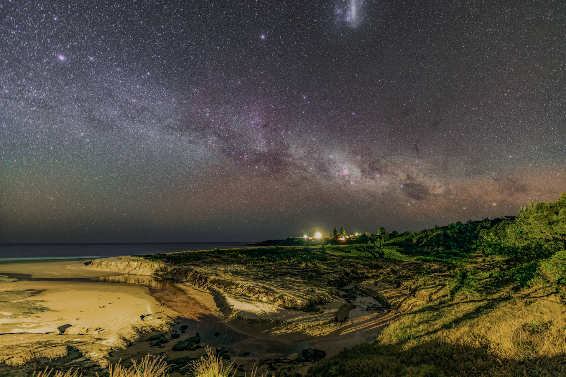Milky Way over Cormorant Beach
