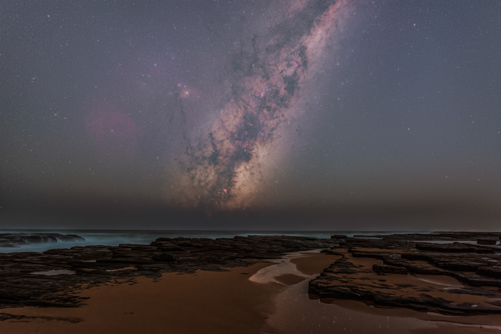Milky Way over Turimetta Beach