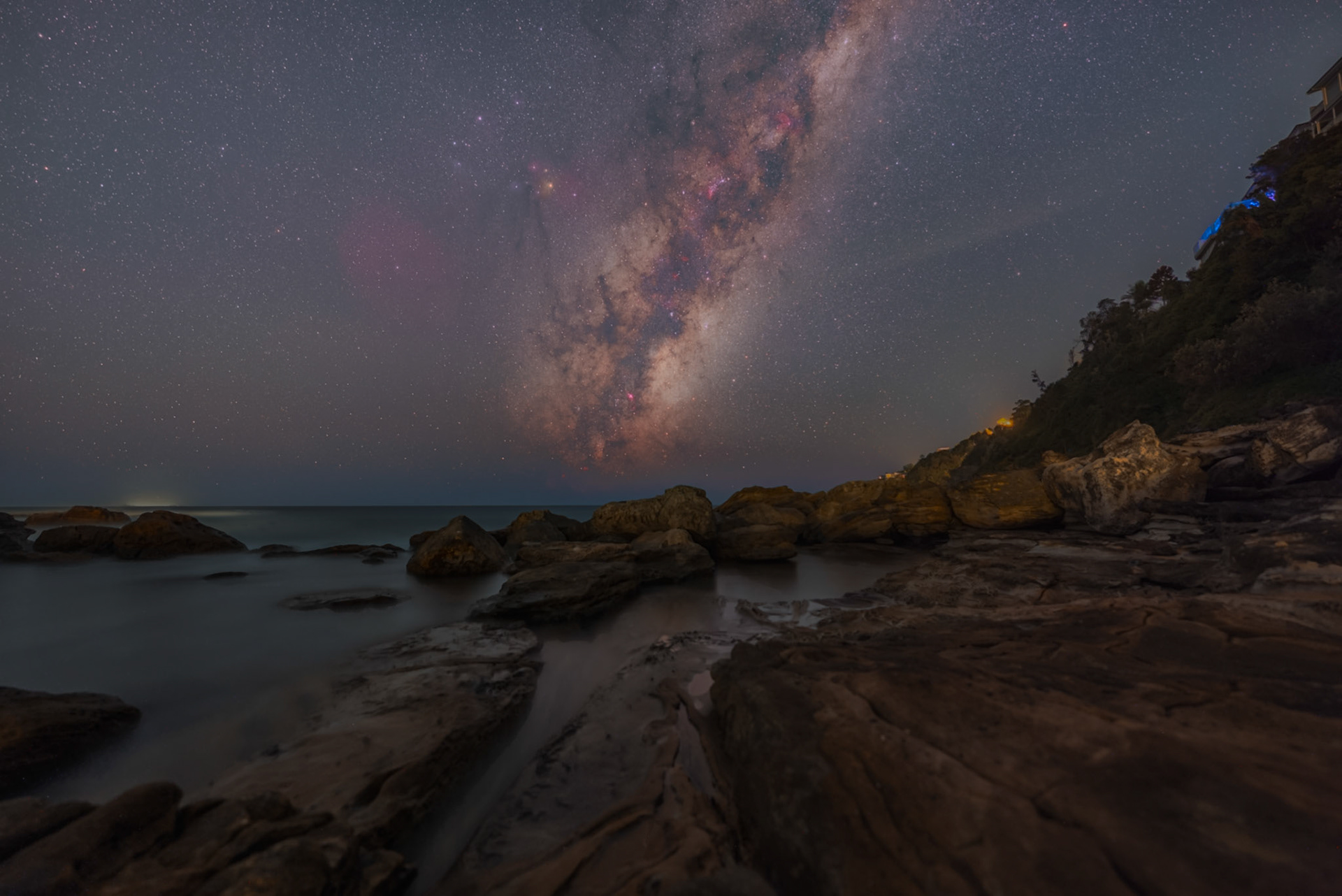 Milky Way over Palm Beach
