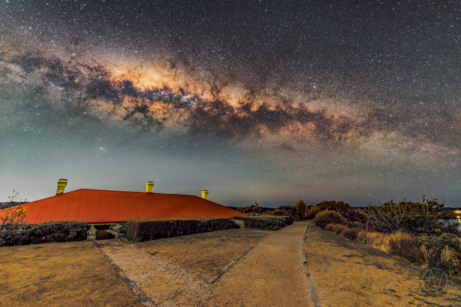 Milky Way over Barrenjoey Head