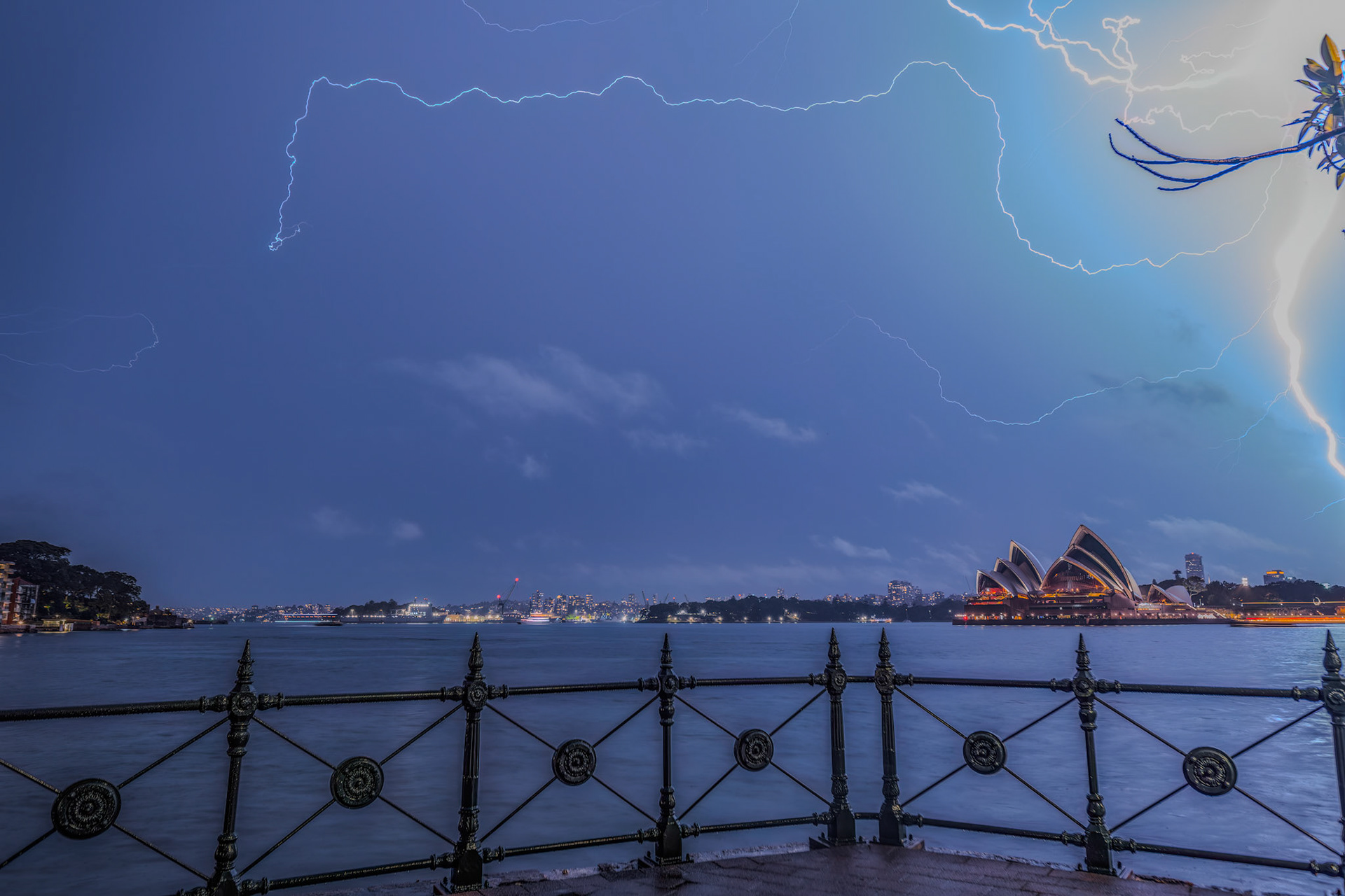 Lightning from Milsons Point