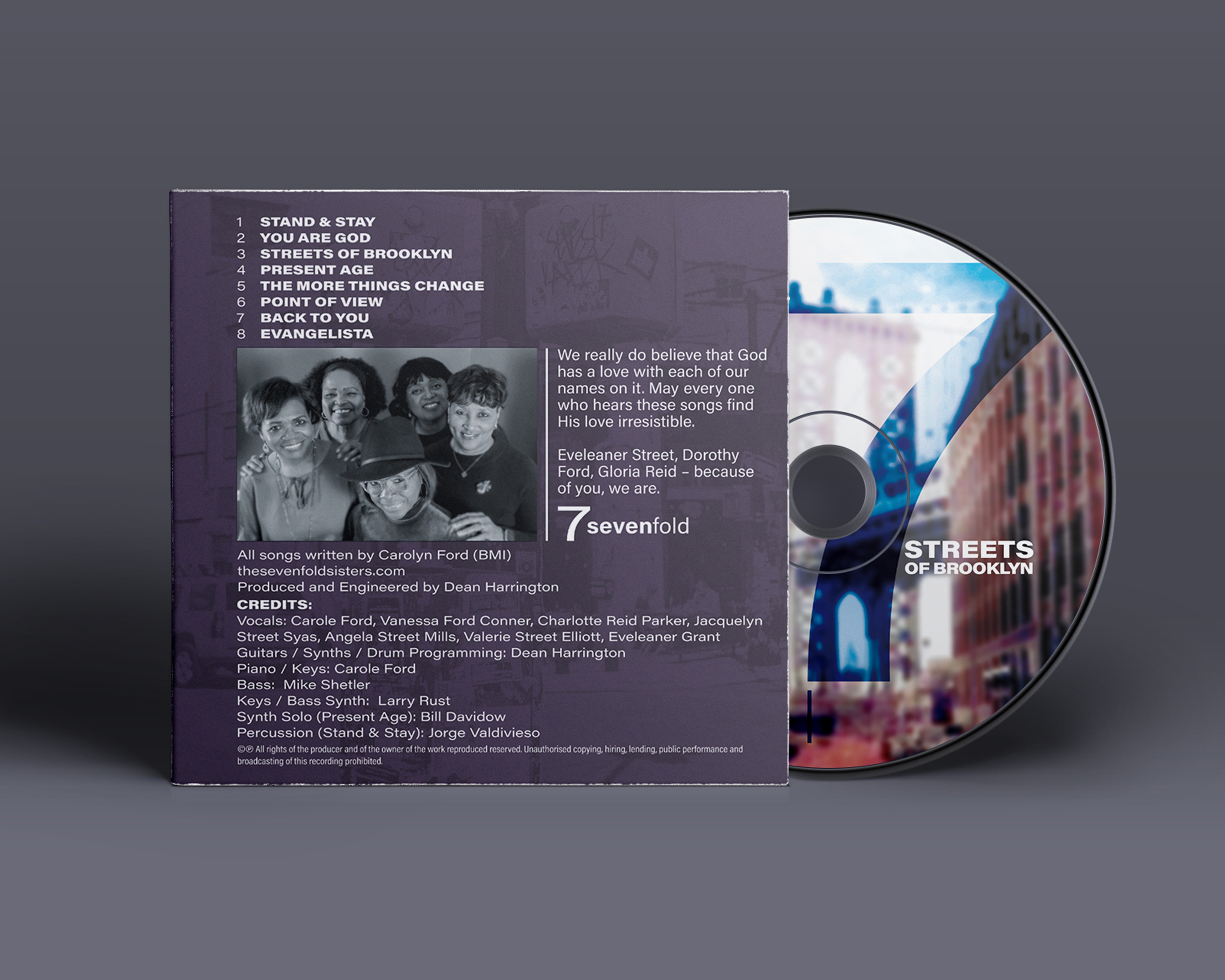 Back Cover with Disc Art