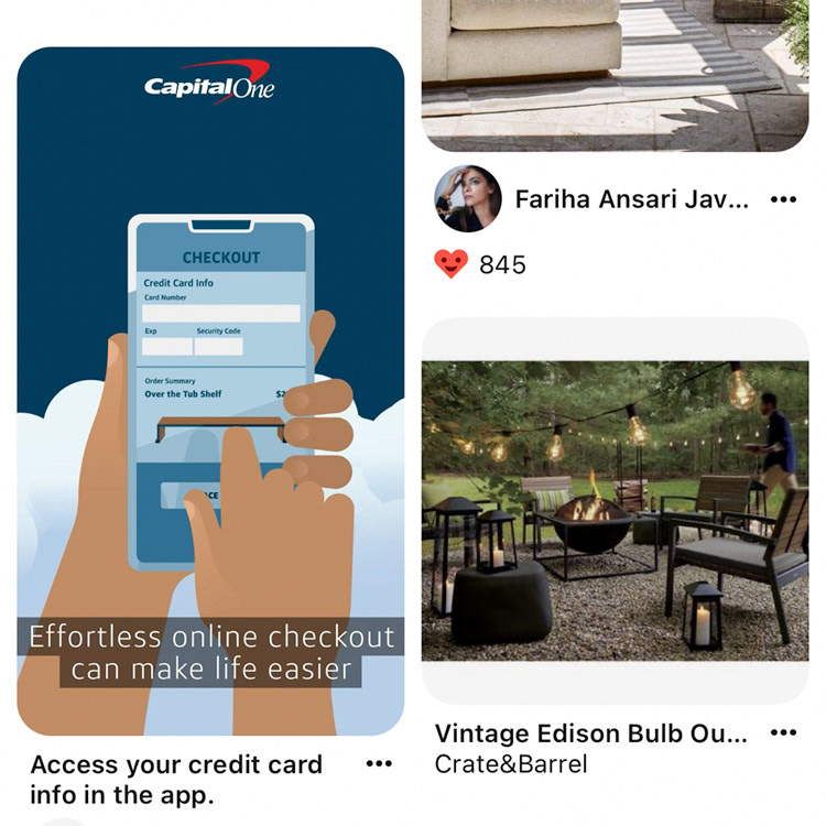 Pinterest placement