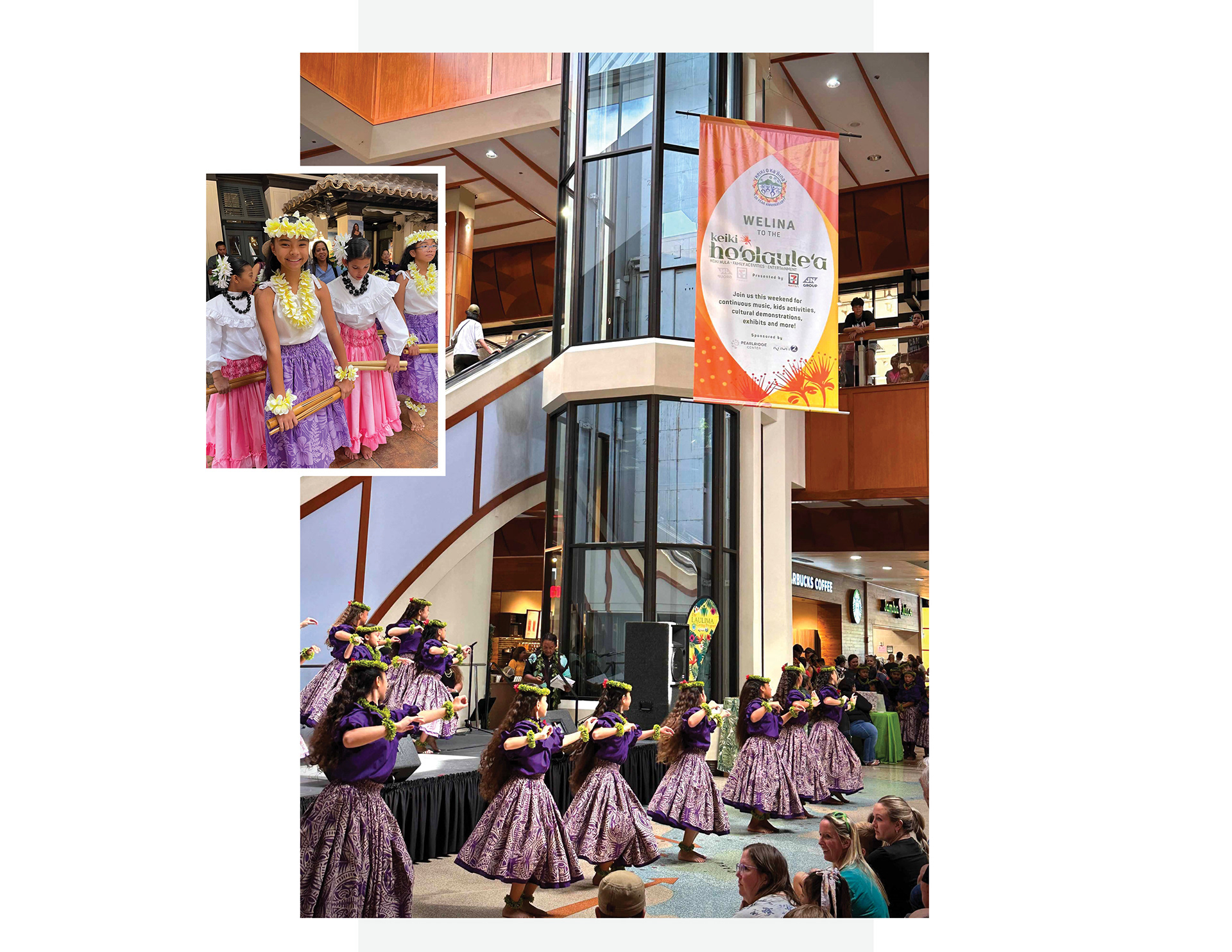 Hawaiian cultural events at Pearlrdige Center Mall.