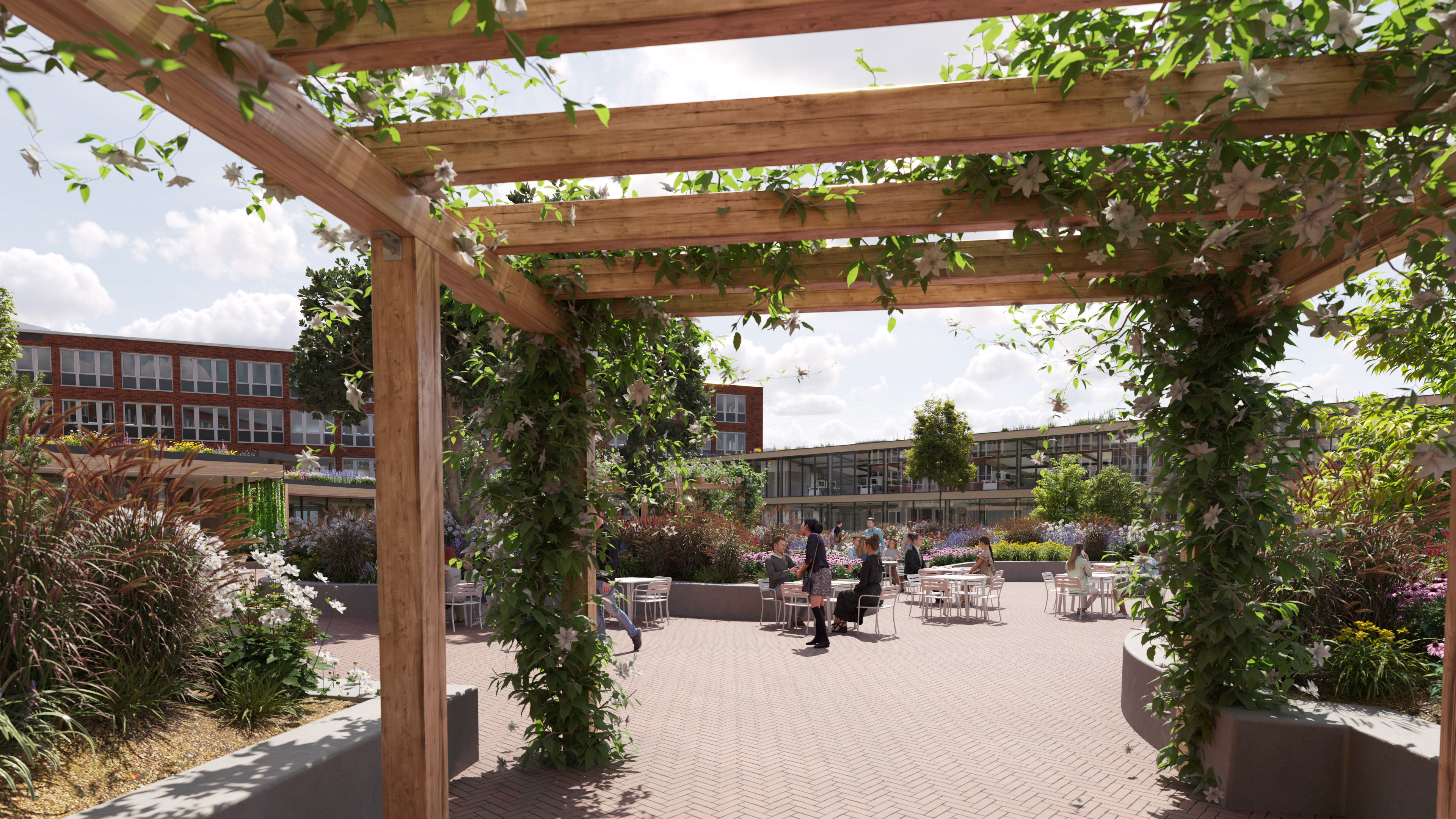 Lild HQ visualisation (exterior, interior, gardens)