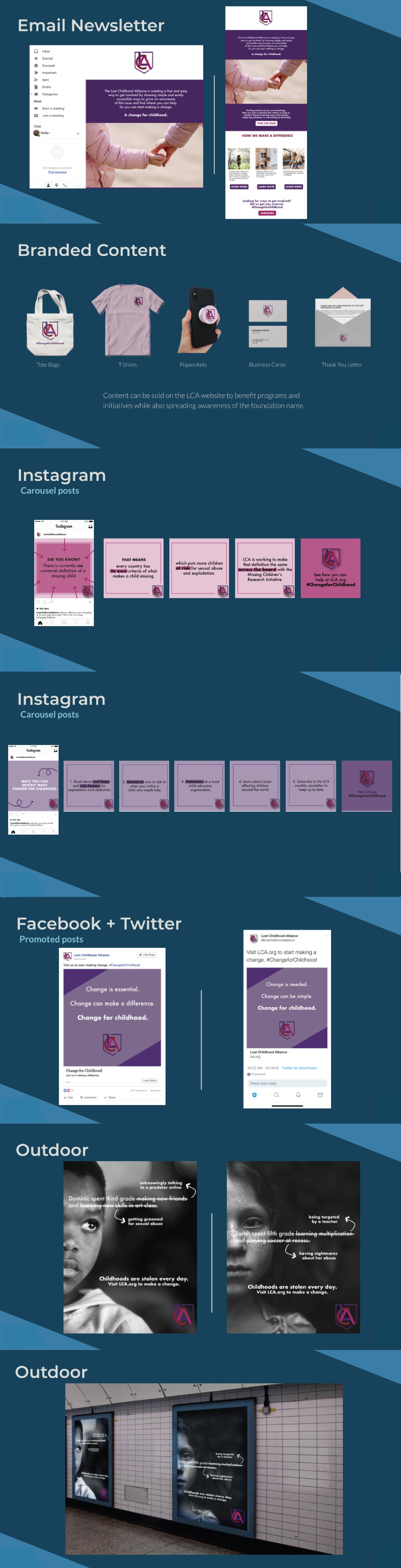 Social Posts, Branded Content, and OOH Ads
