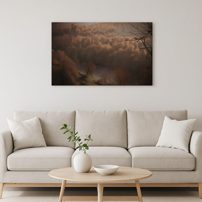 dans un salon scandinave