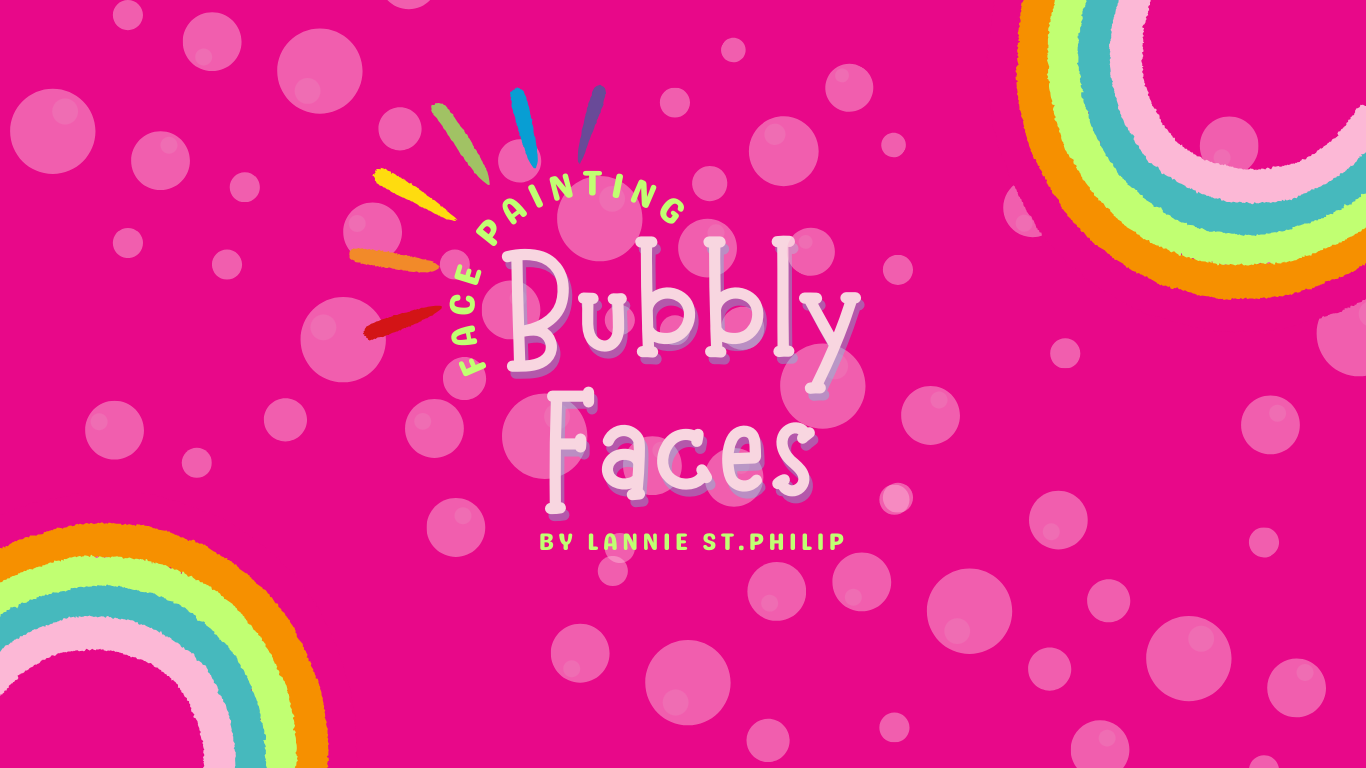 Bubbly Faces Face Painting Logo