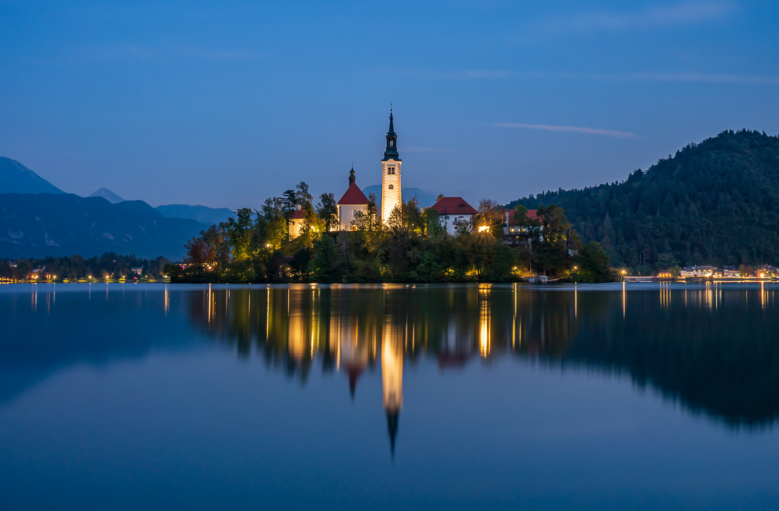 Lake Bled Blue Hour