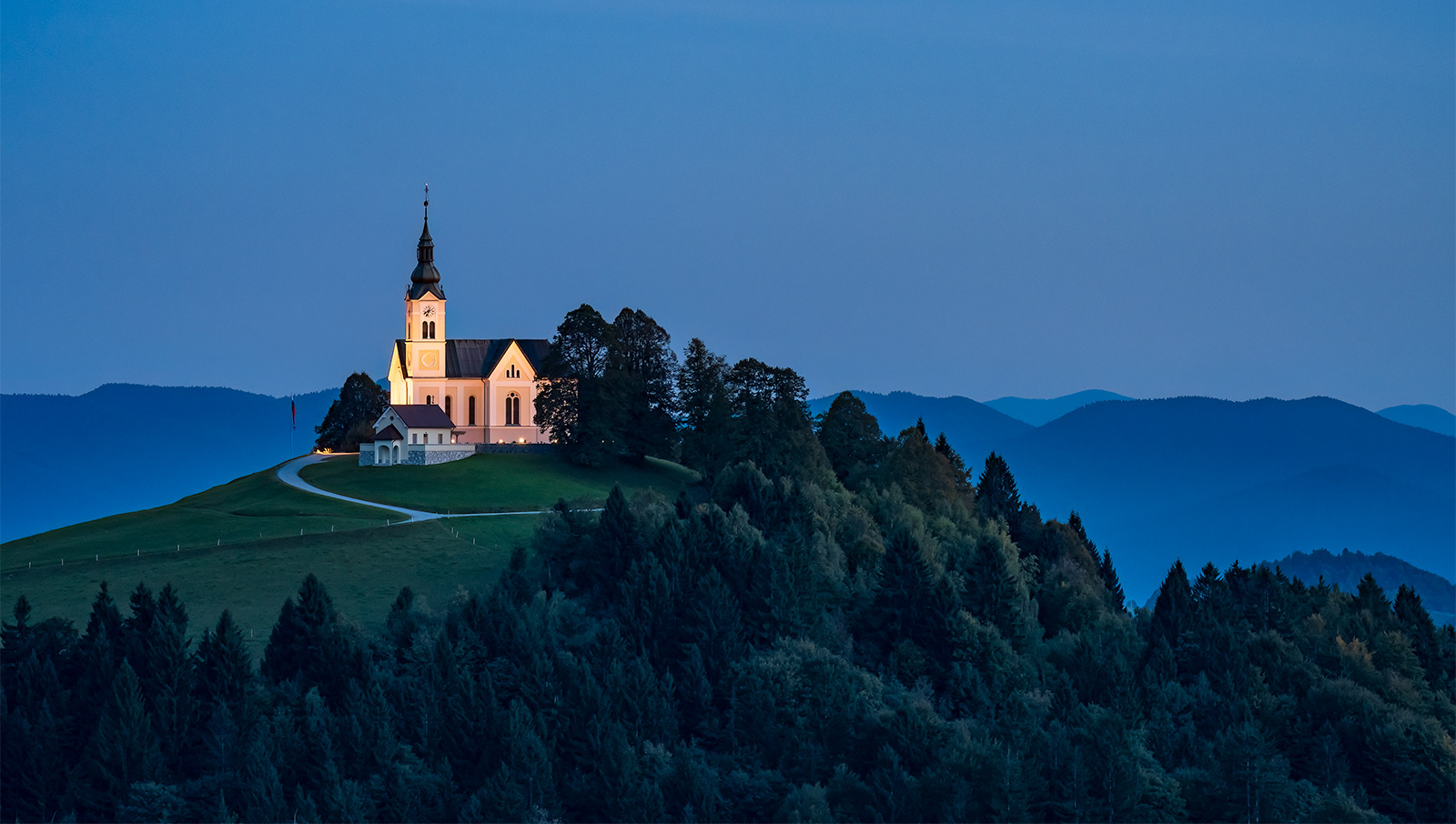 Sv Lenarta at Blue Hour