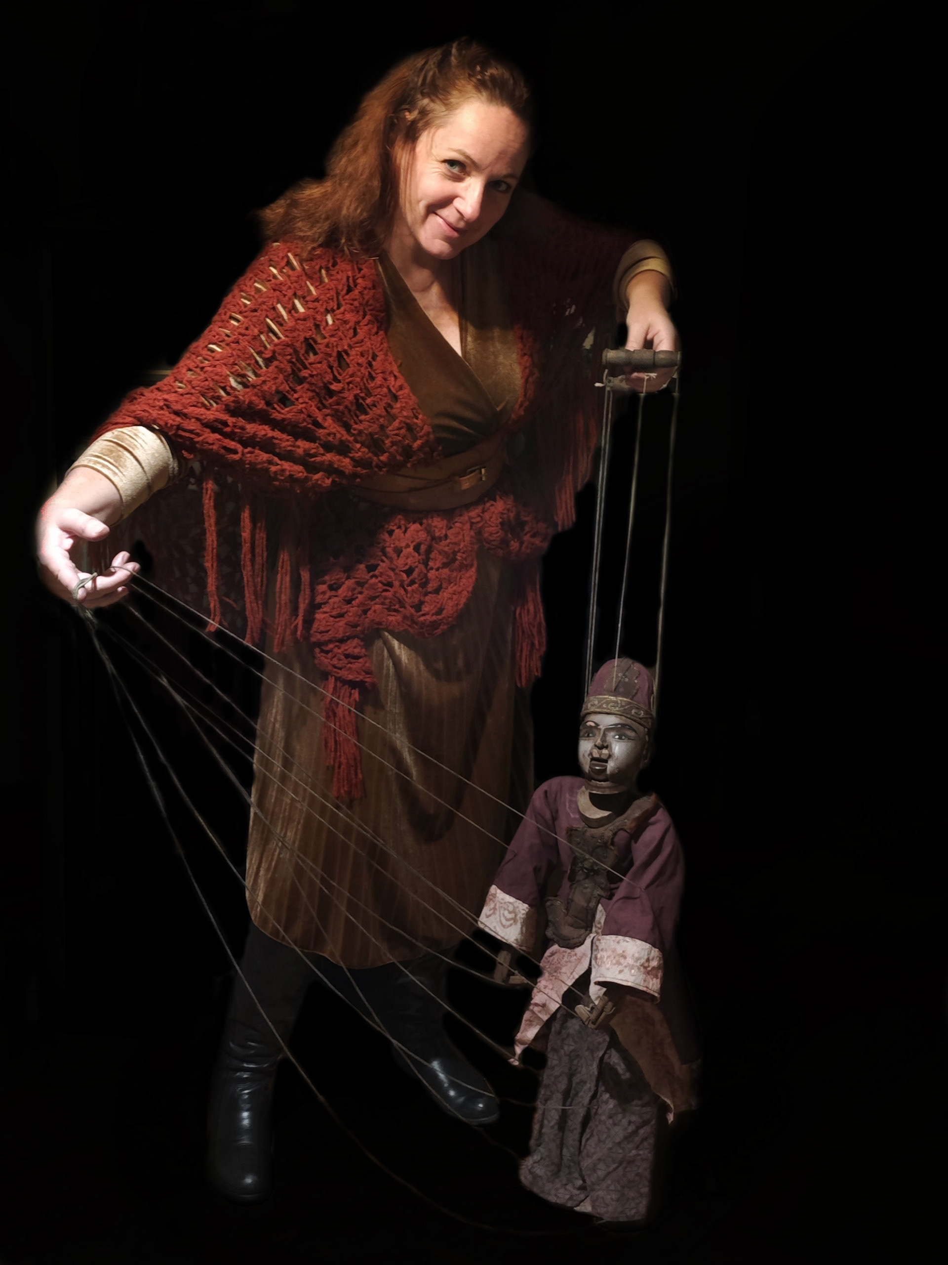 Présentation d'une marionnette Birmane