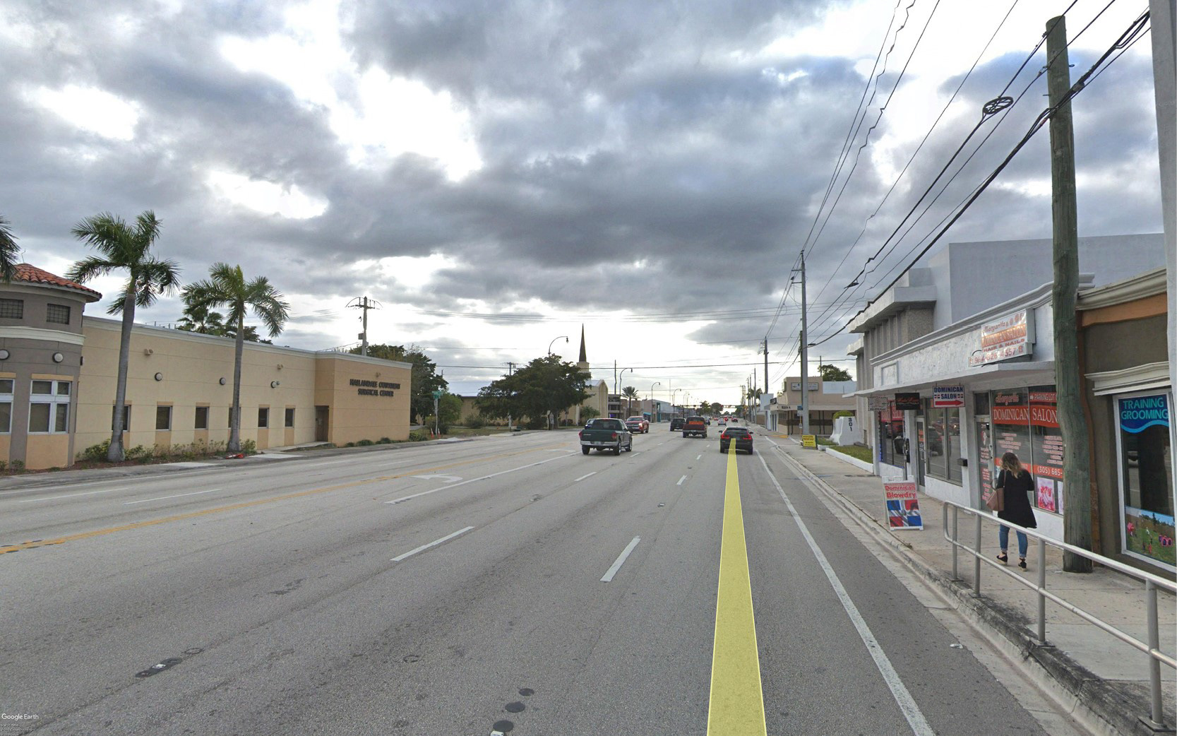 Existing - Hallandale beach Blvd (Between NE 3rd avenue & NE 4t ave)