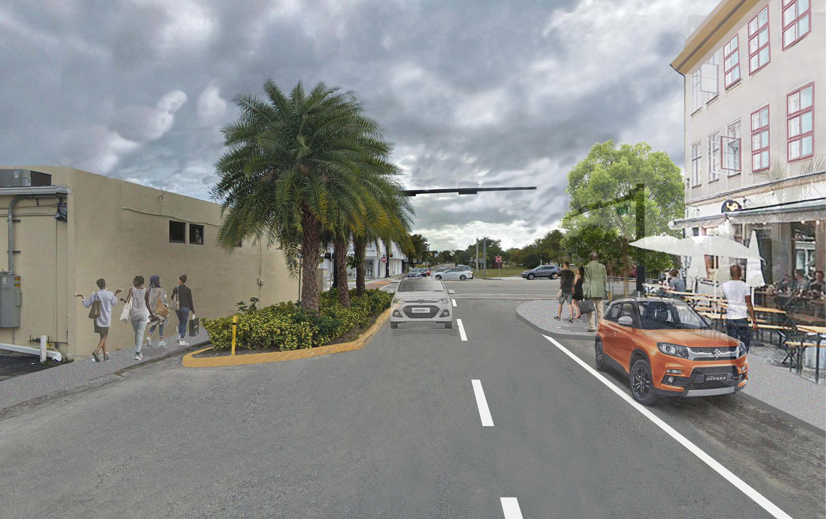 Proposed - NE 1st avenue and Hallandale Beach Road junction