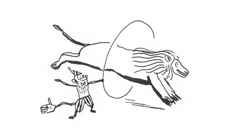 Illustration for 'children's camp in the Tekenfabriek'