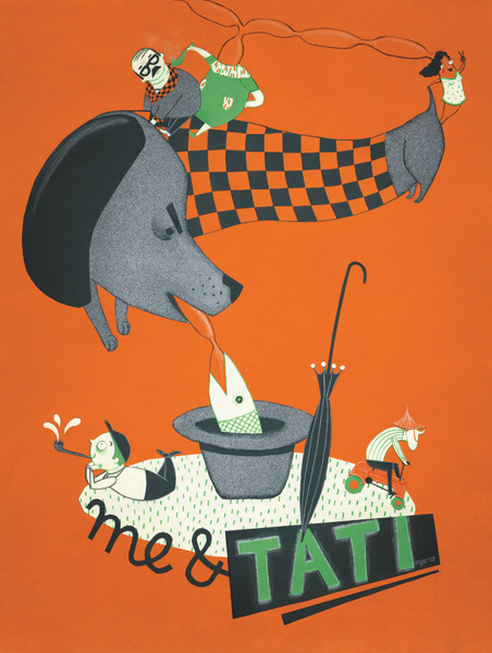 Poster illustration for groupsexpo 'Tati & friends'