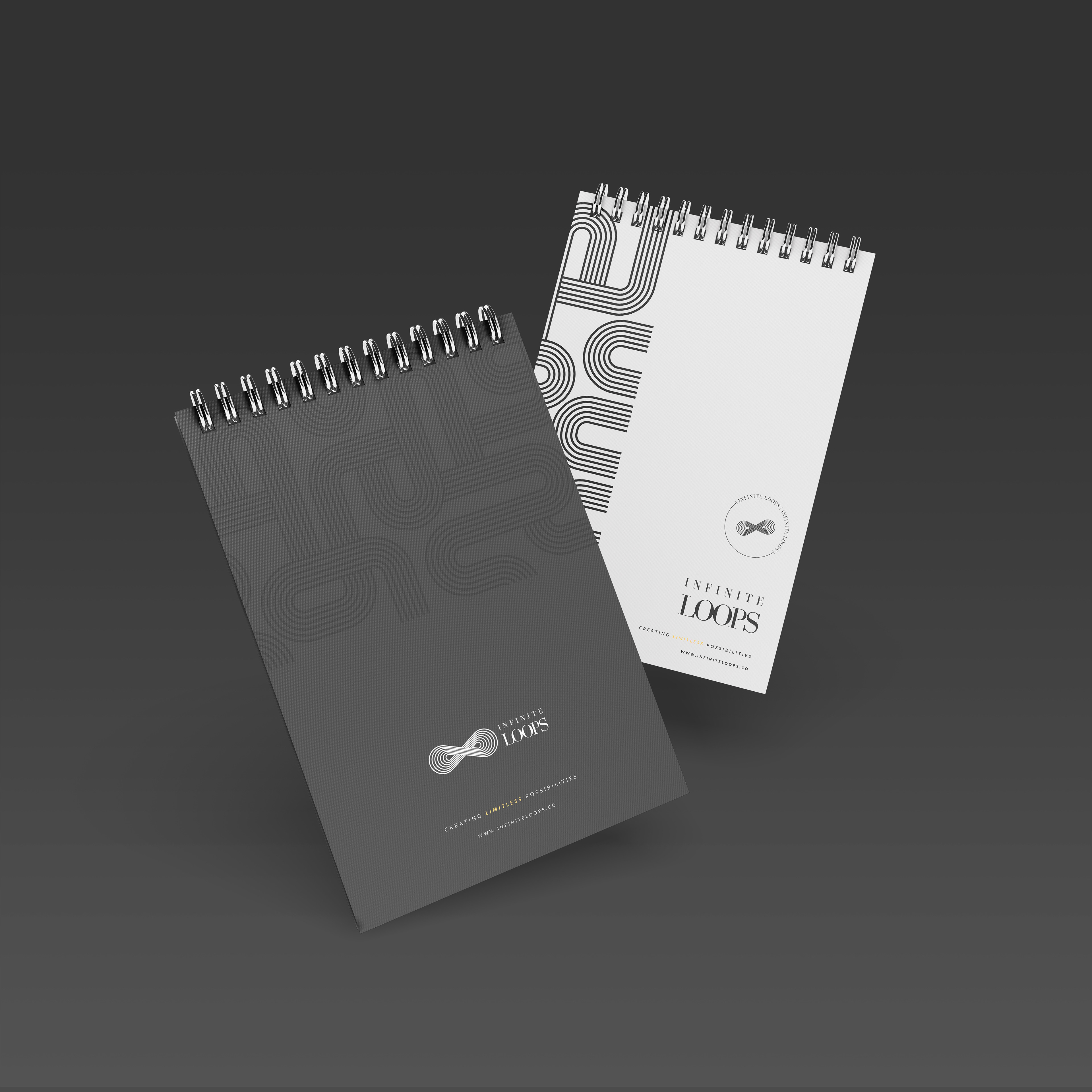 Loop Da Loop Logo Mell Sátiro | Branding Designer Portfolio - Infinite Loops | Branding