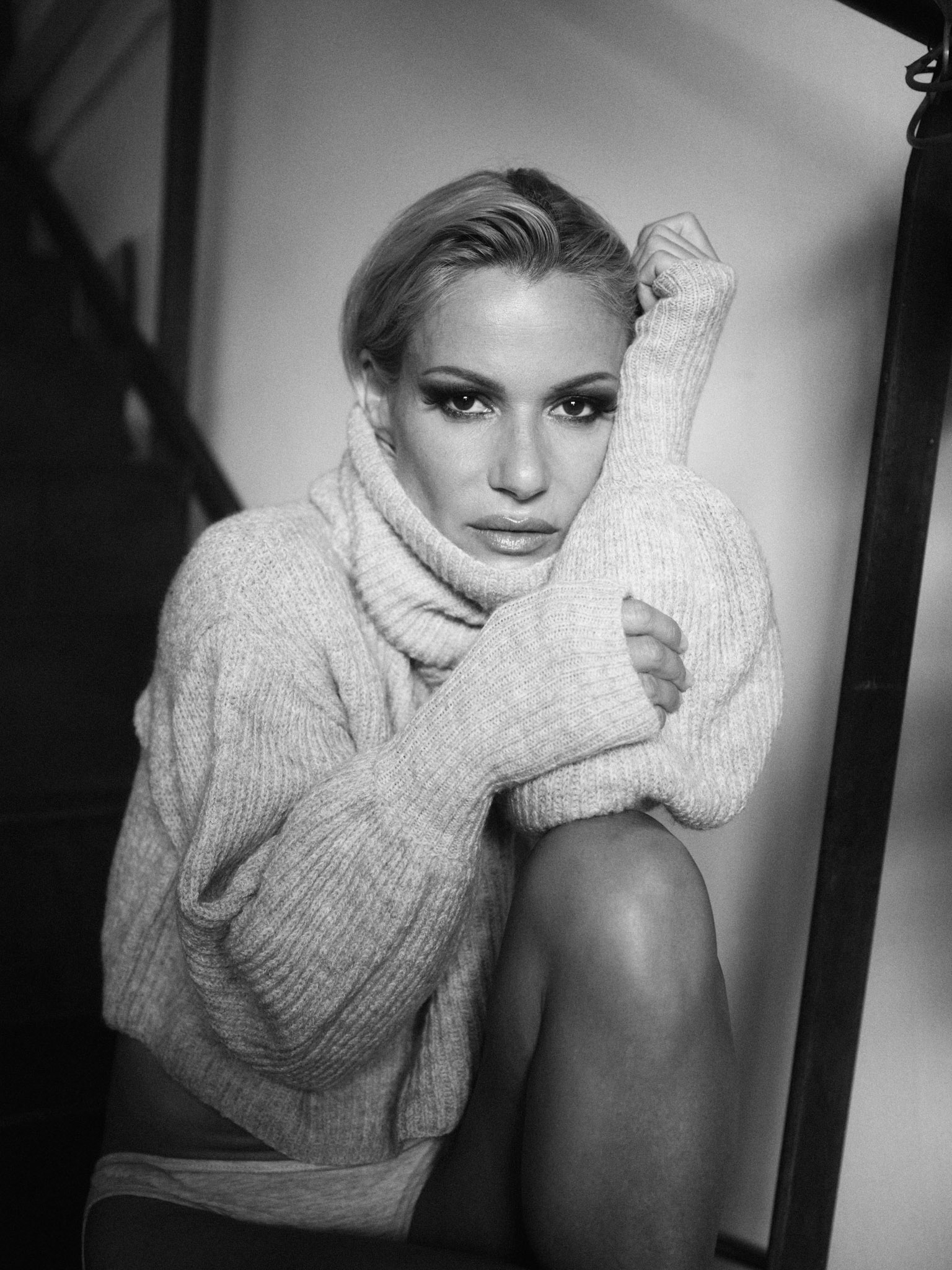 Portrait d'Alexia Vic a Ivry sur Seine.