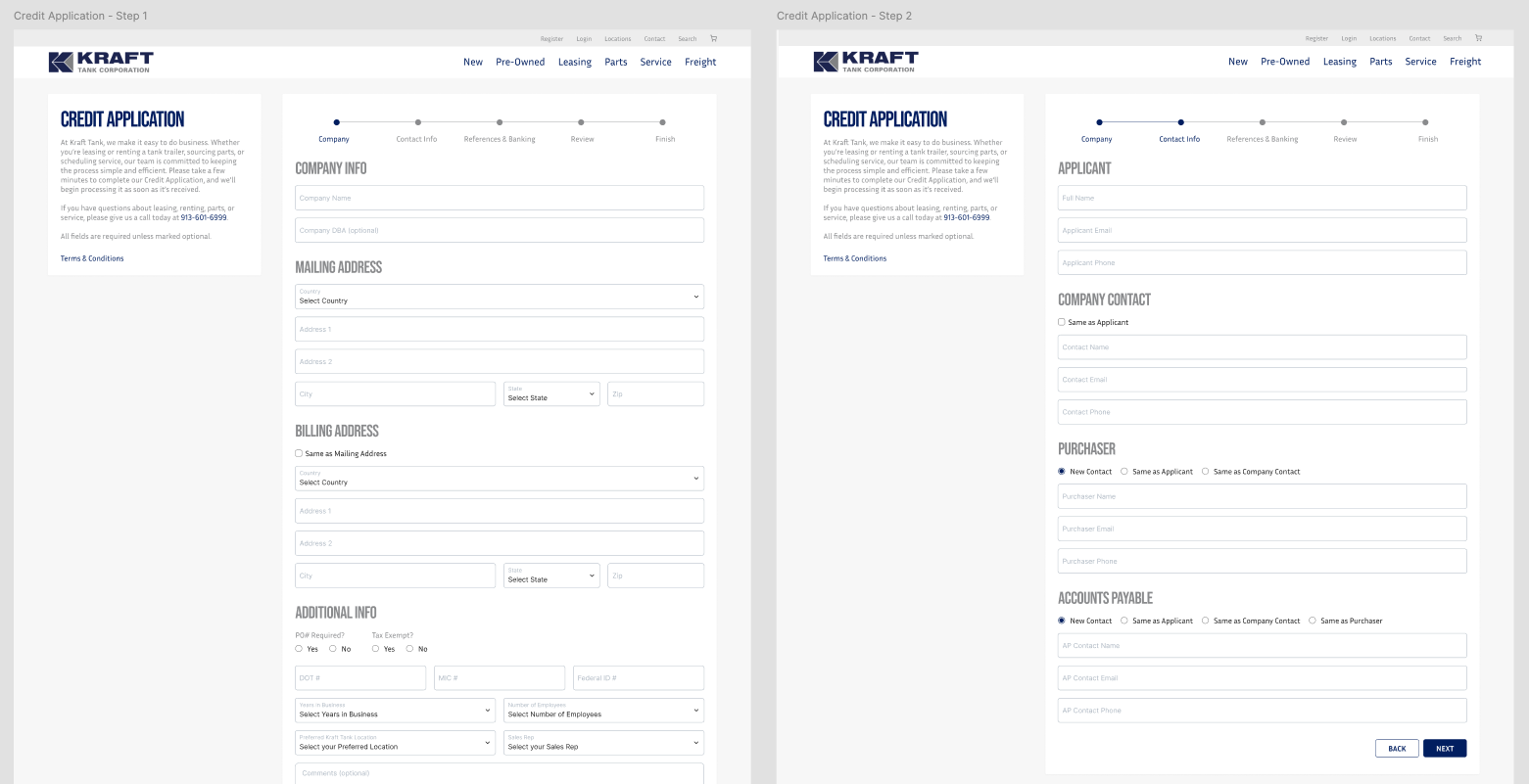 New Credit Application