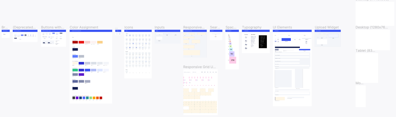A screen capture of the "Atoms" level of the HDS components, several months and iterations after the above image.