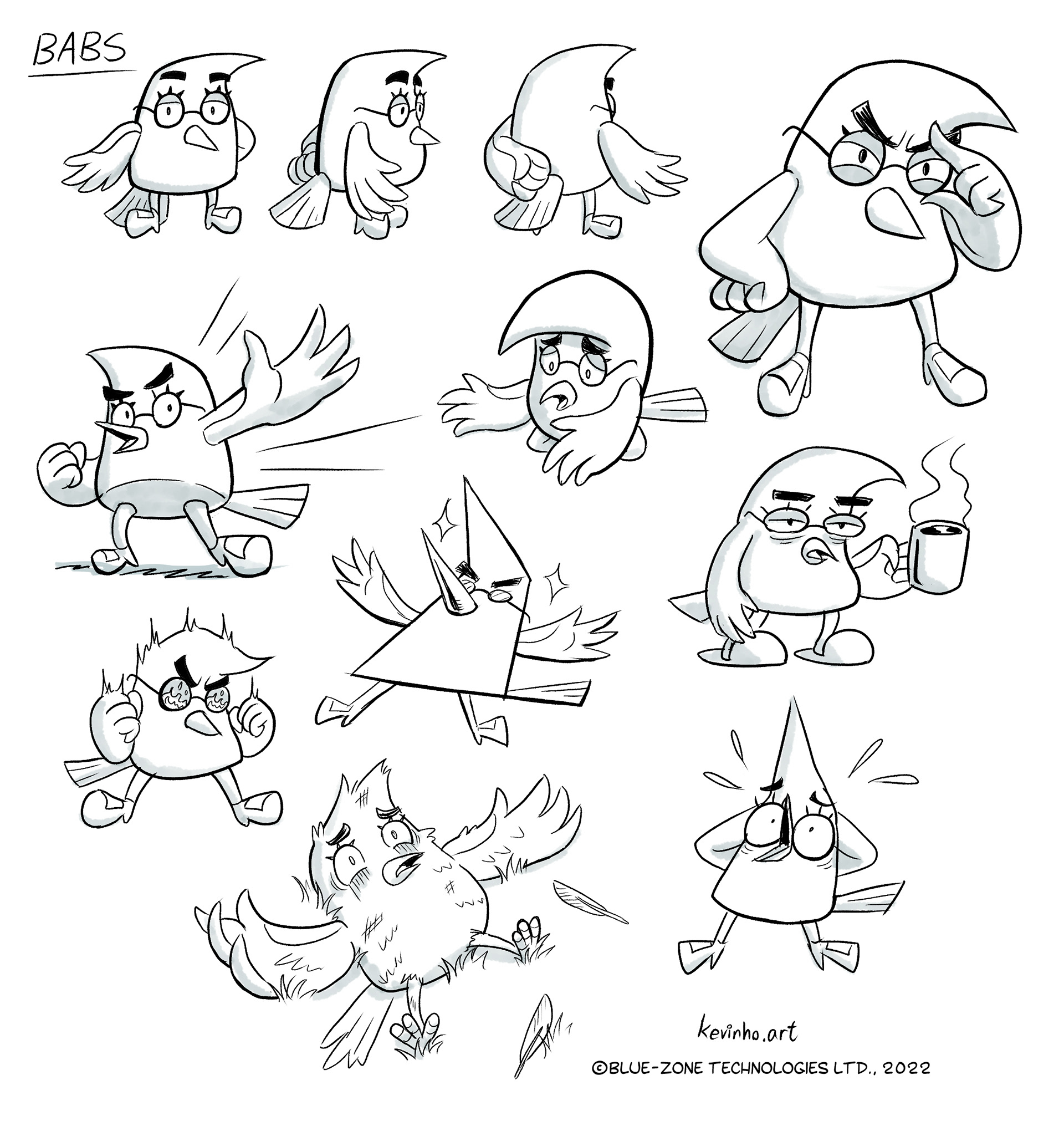 Babs exploration sketches