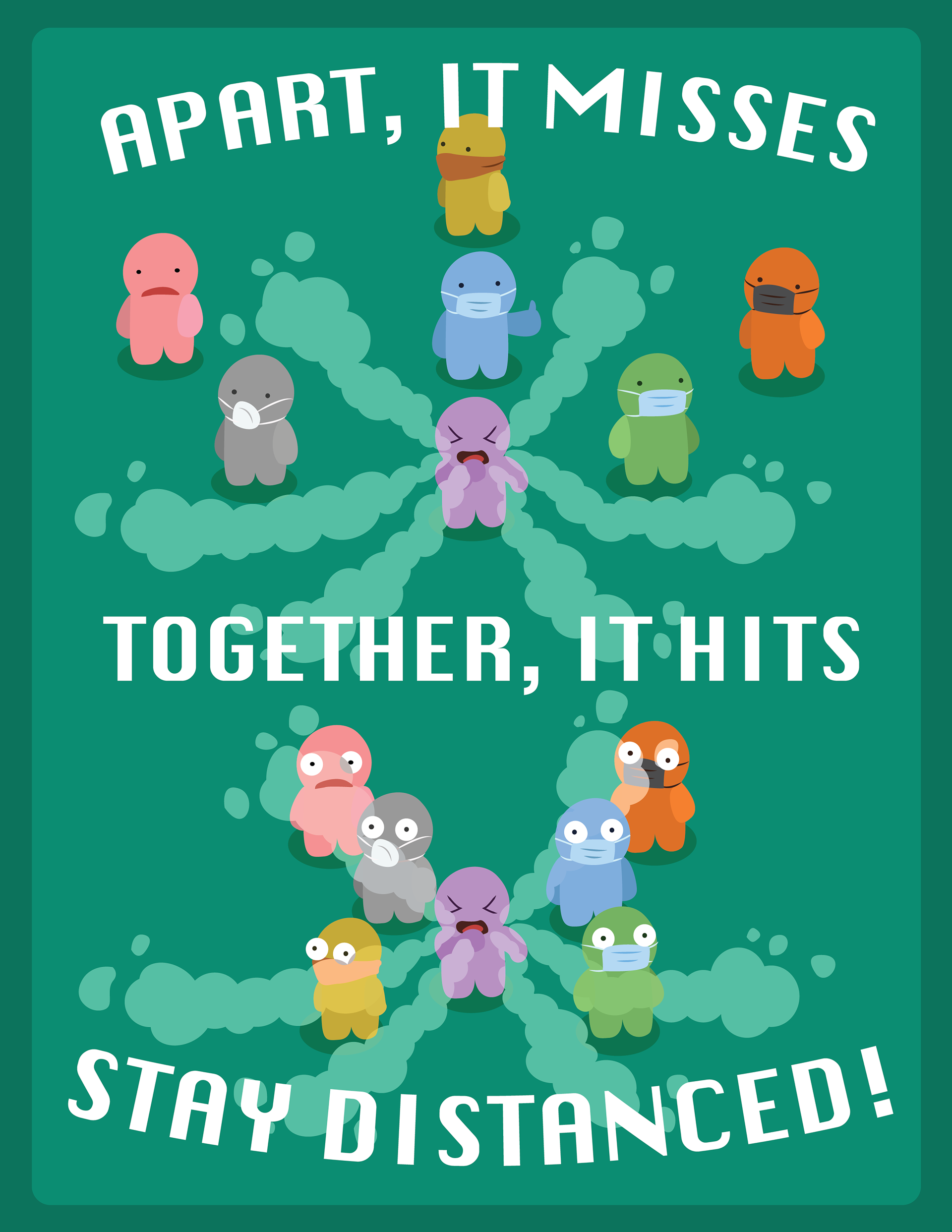 Poster made during the Pandemic