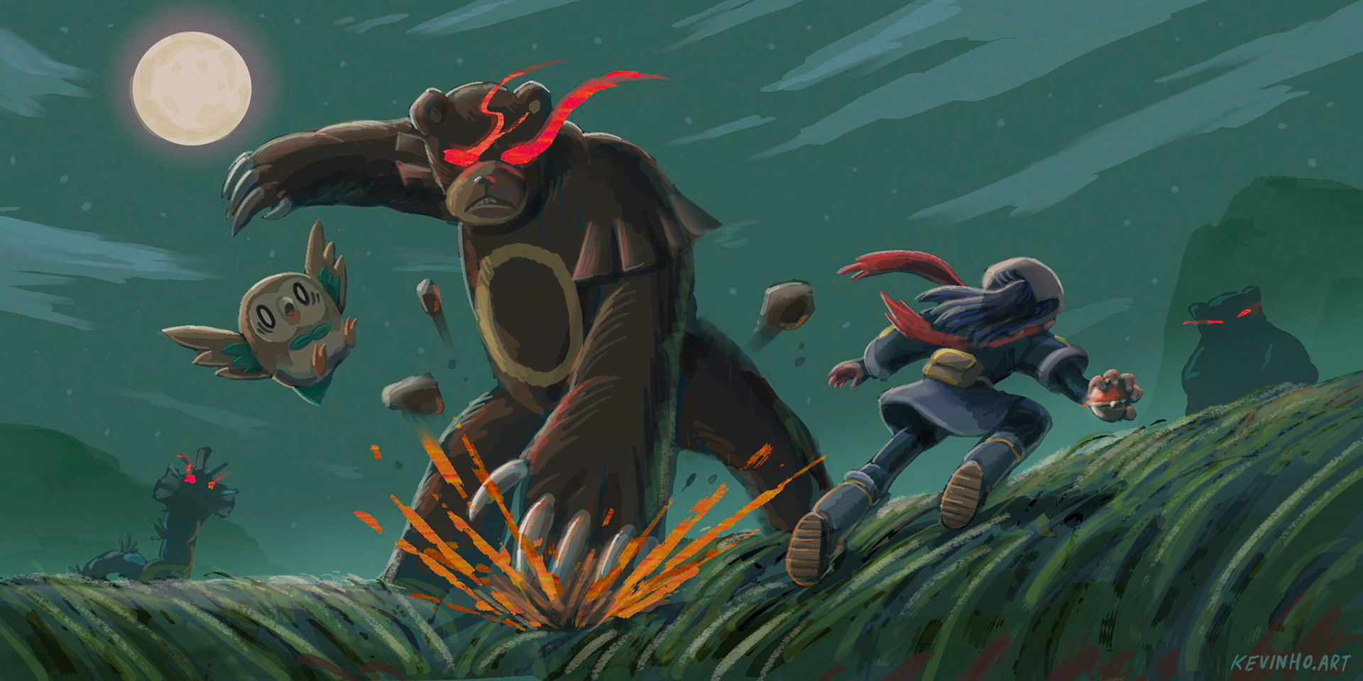 Concept Painting based on Pokemon Legends Arceus 2022
