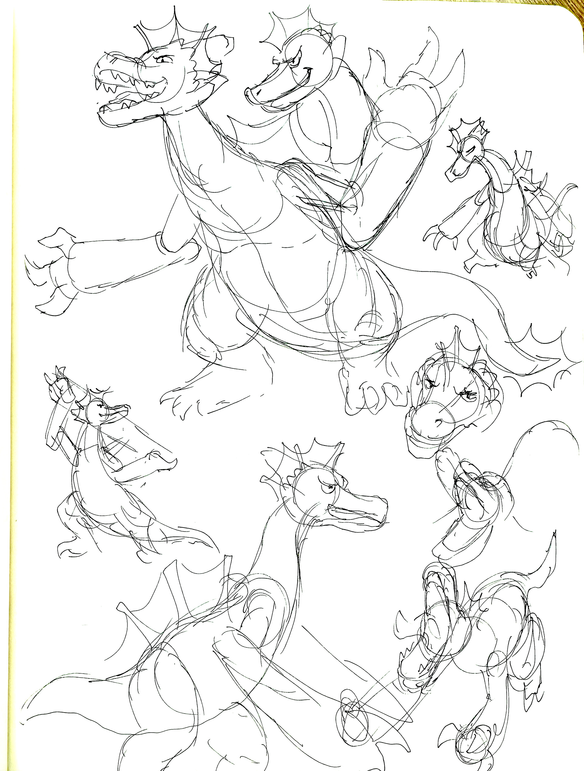 Sketches for a possible remake of this sequence
