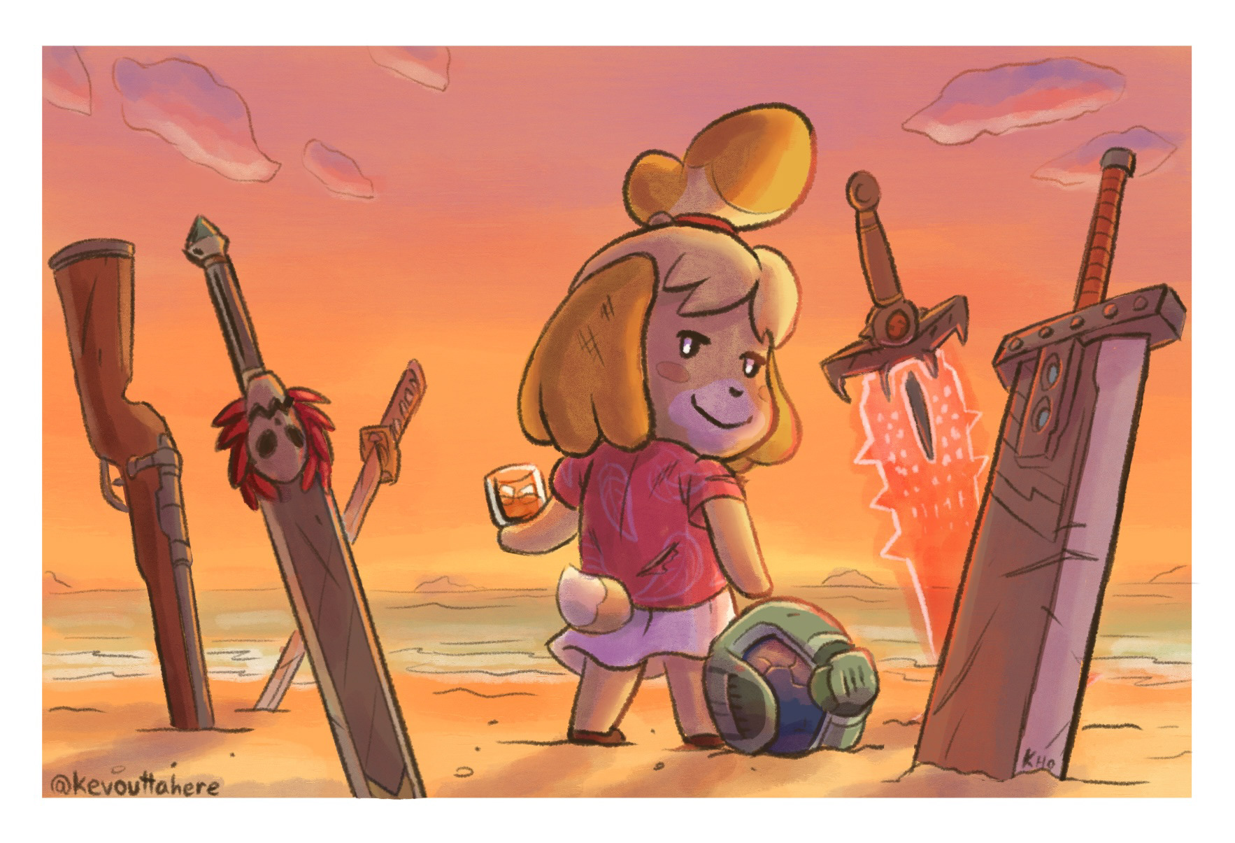 Illustration based on the 2020 Game Awards