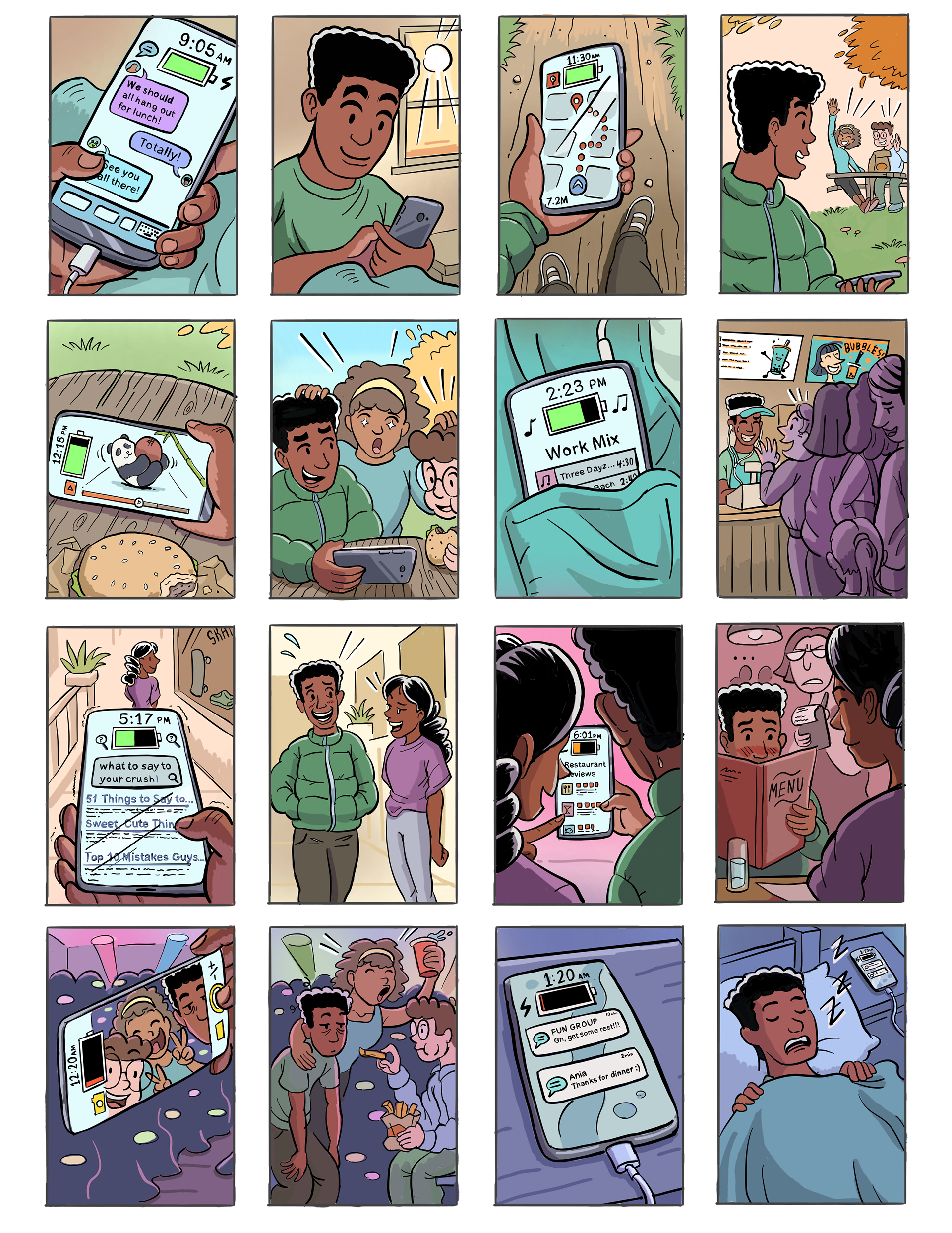 "Social battery" Fall 2021
