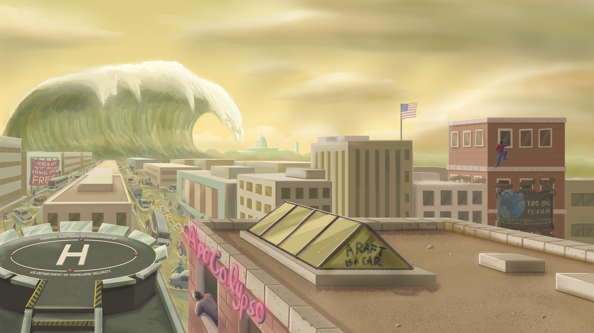 The Ki Teaser Scene 2 Final Painting