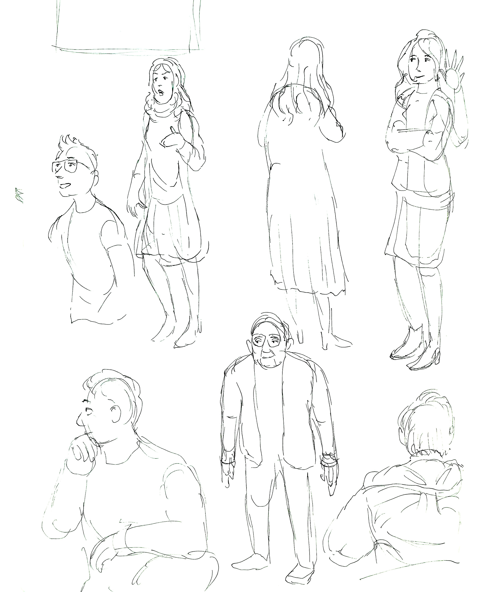 Sketches from Match Day
