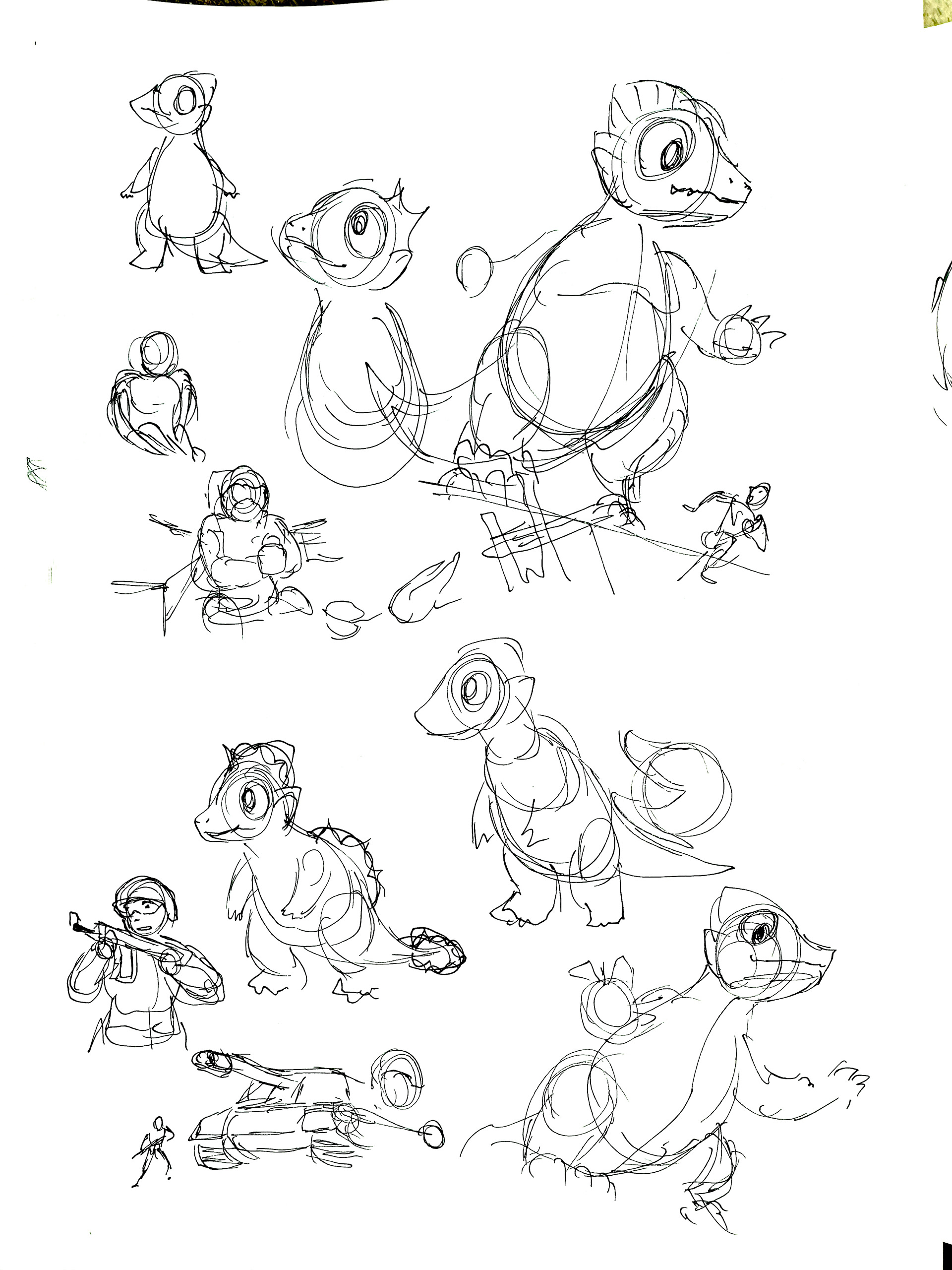Sketches for a possible remake of this sequence