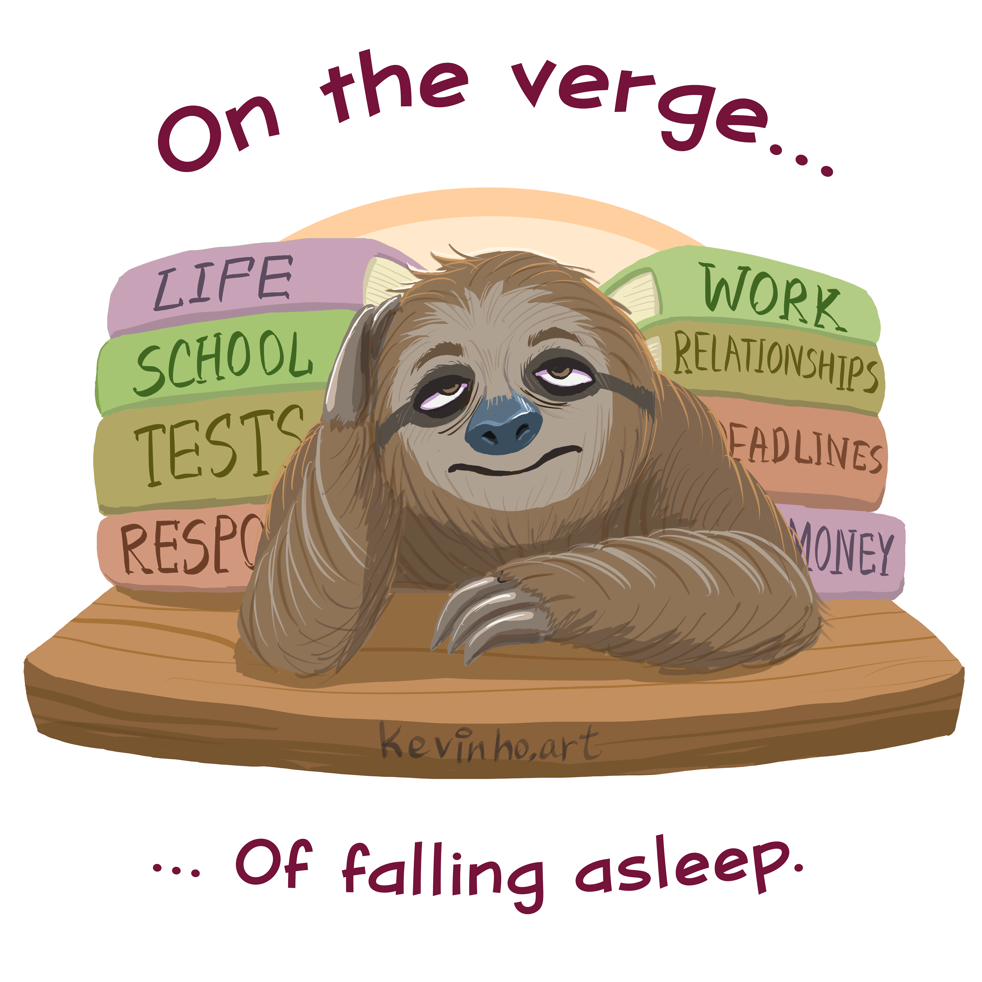 Sloth T-Shirt Illustration Commission
