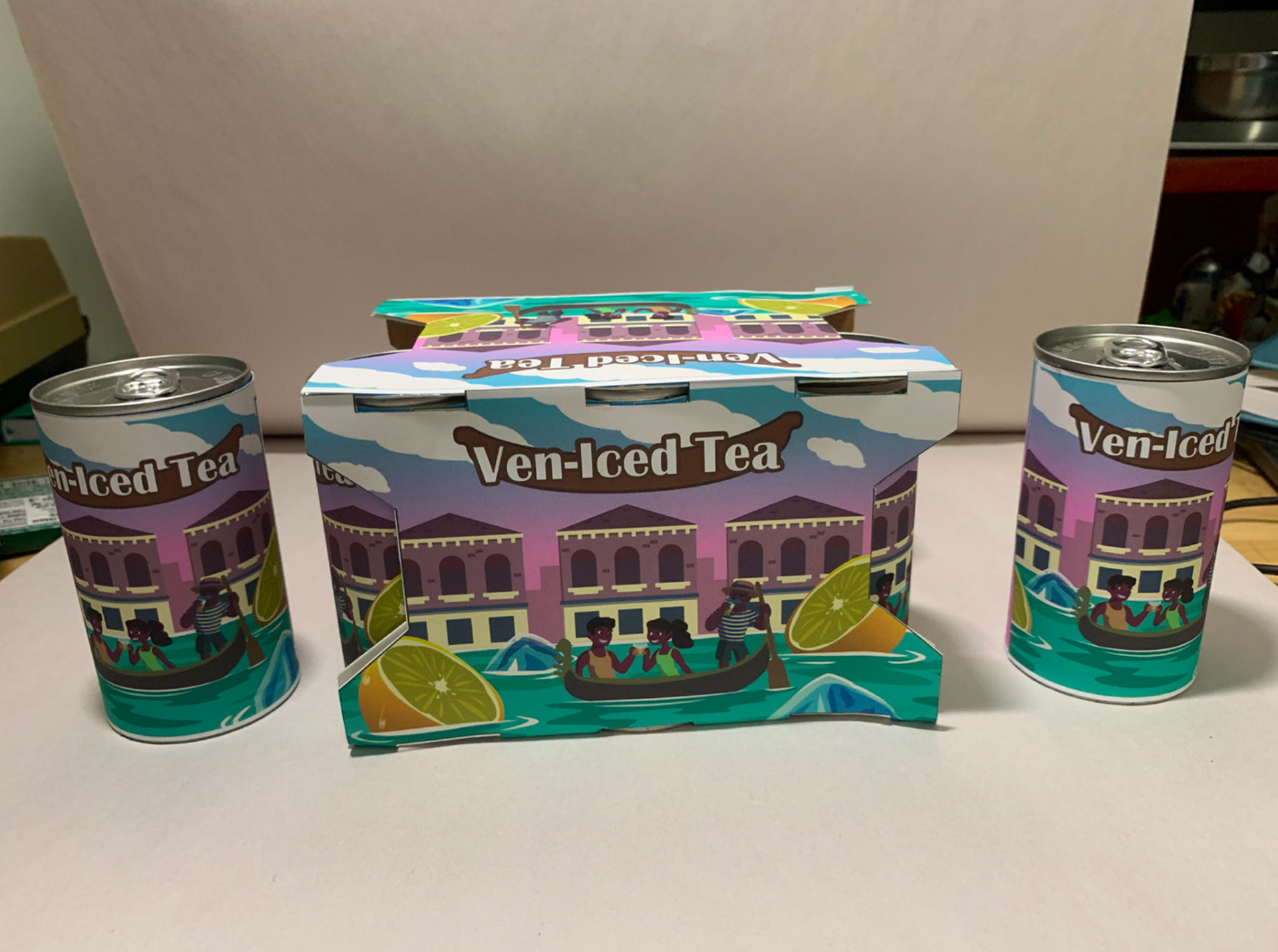 Printed Packaging using my designs.