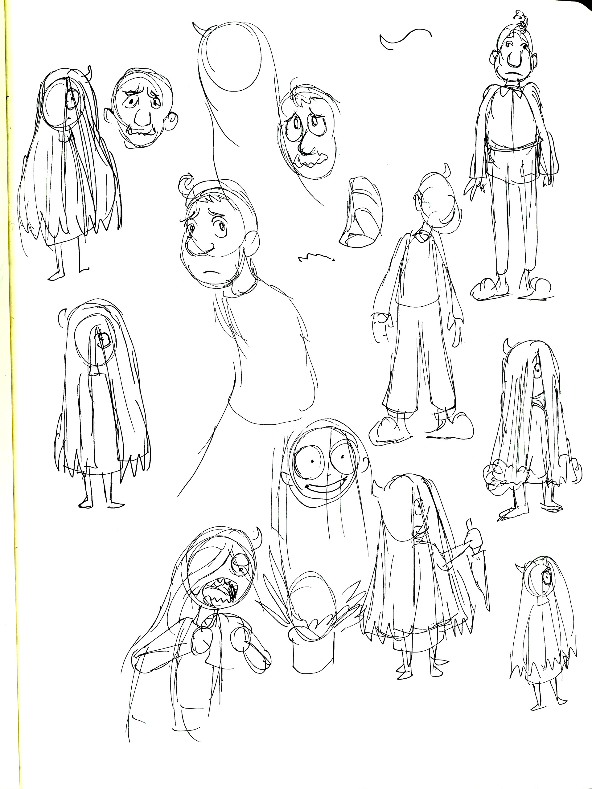 Sketches for a possible remake of the sequence