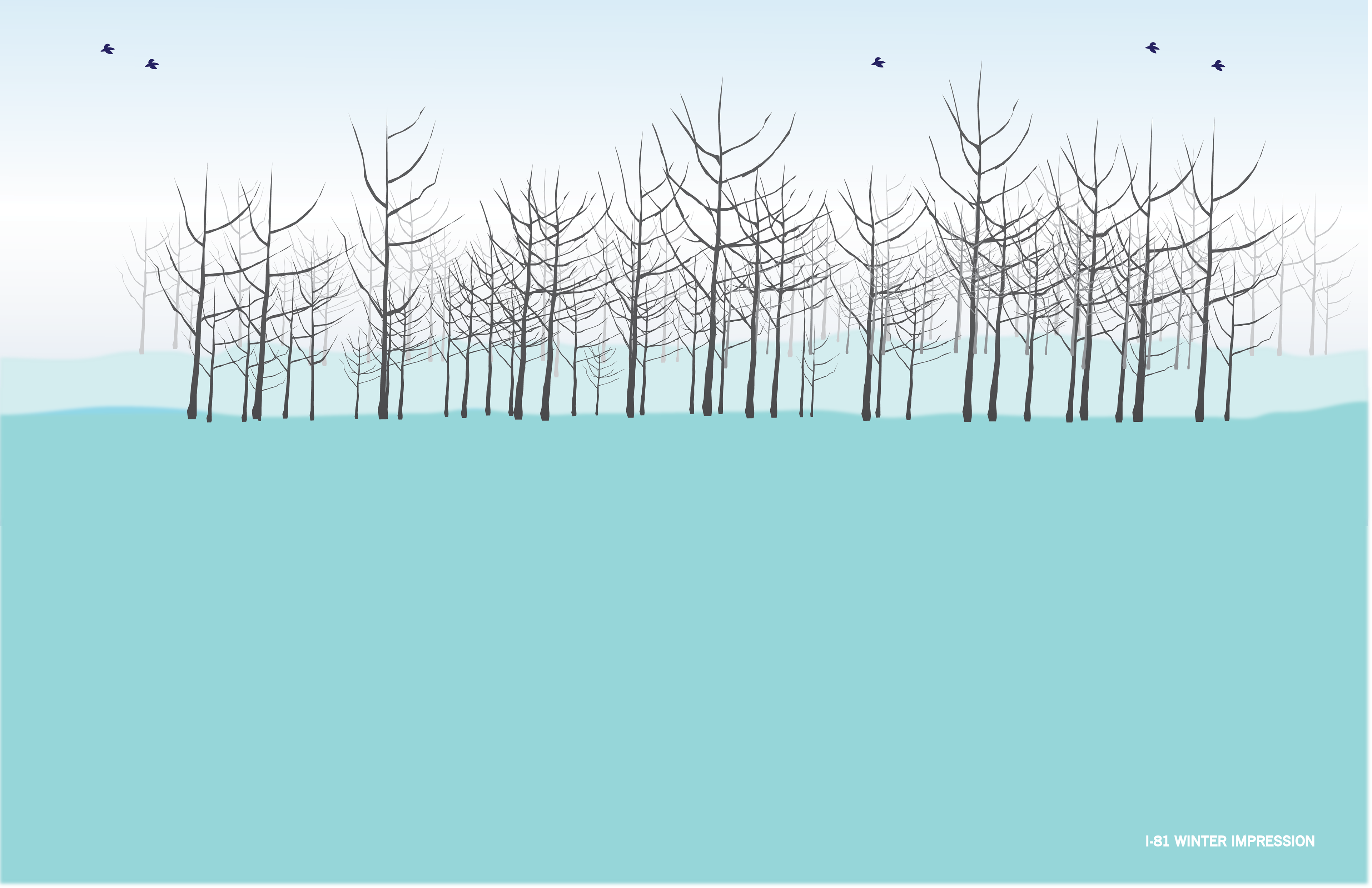 I-80 winter impression