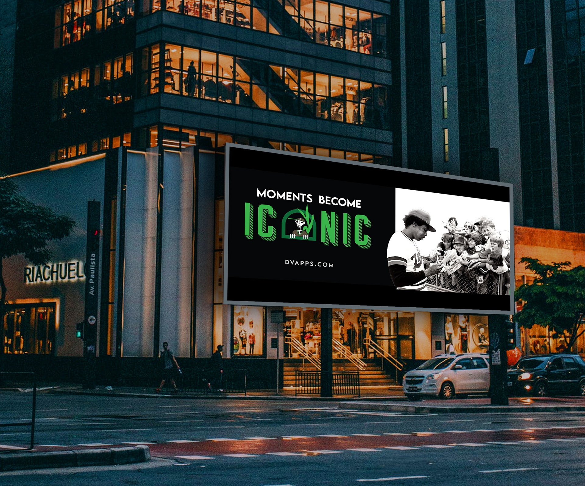 'Moments Become...' billboard campaign
