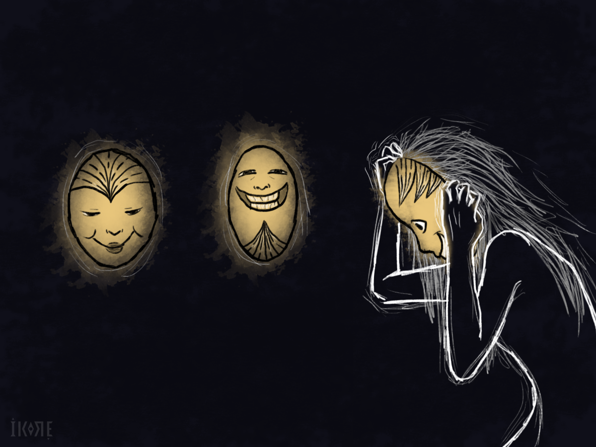 Concept art from 'The face you'll wear' project