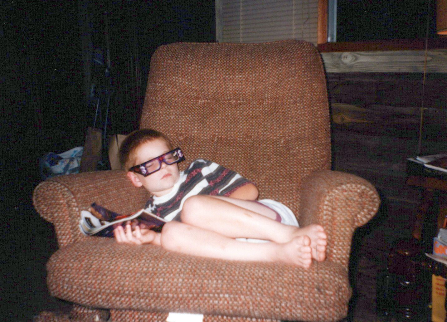 reading Nintendo Power magazine