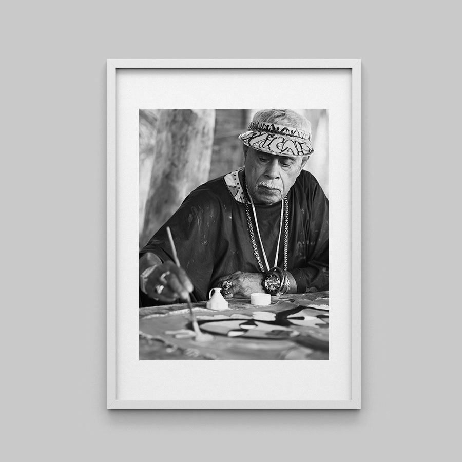 ...Aloï se met à peindre, comme tous les matins