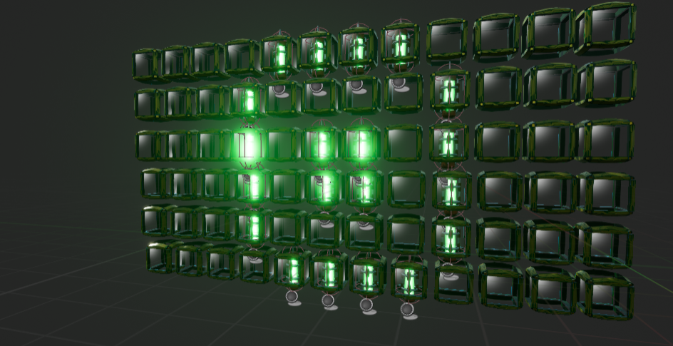 Wall of collectibles