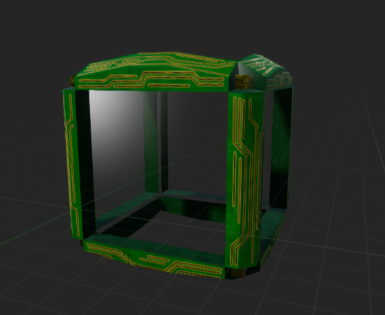 Empty destructible box