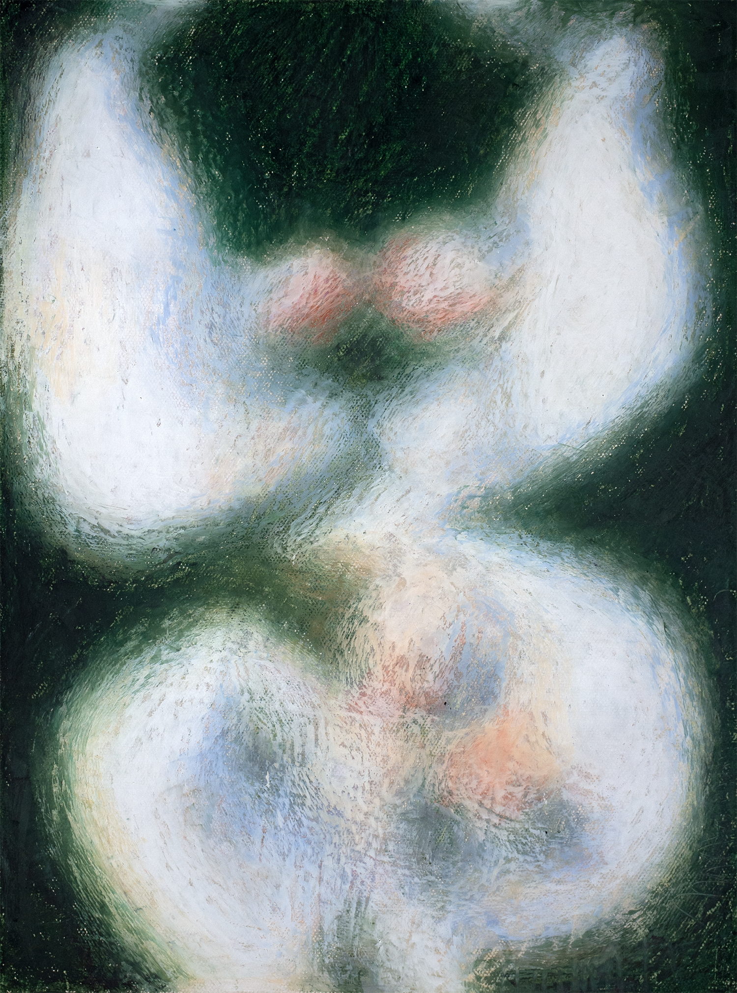 Daughters (phase ii) 2024, oil pastels on paper, 50x65 cm