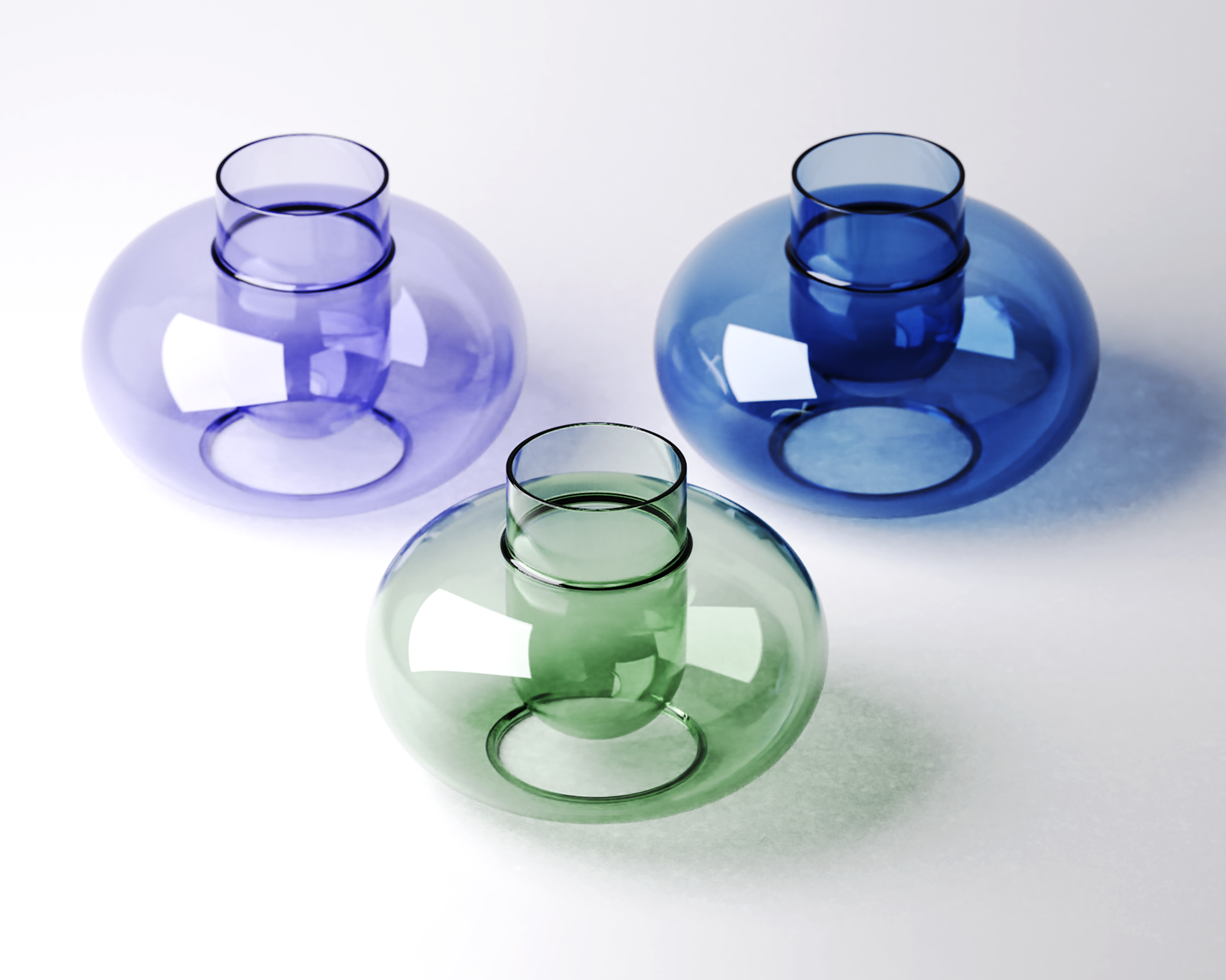 Multiple vases can be assembled into one.