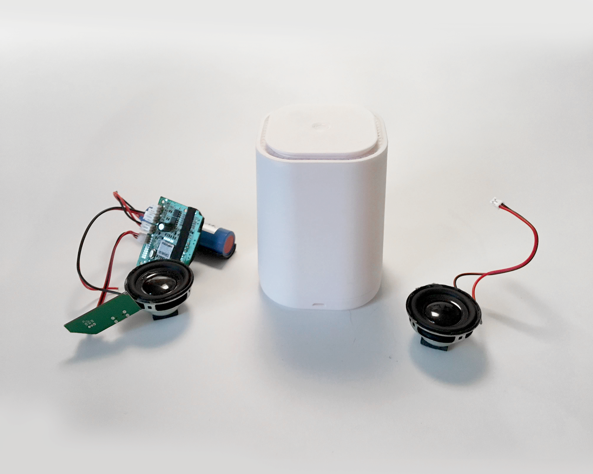 Technical components to fit within housing