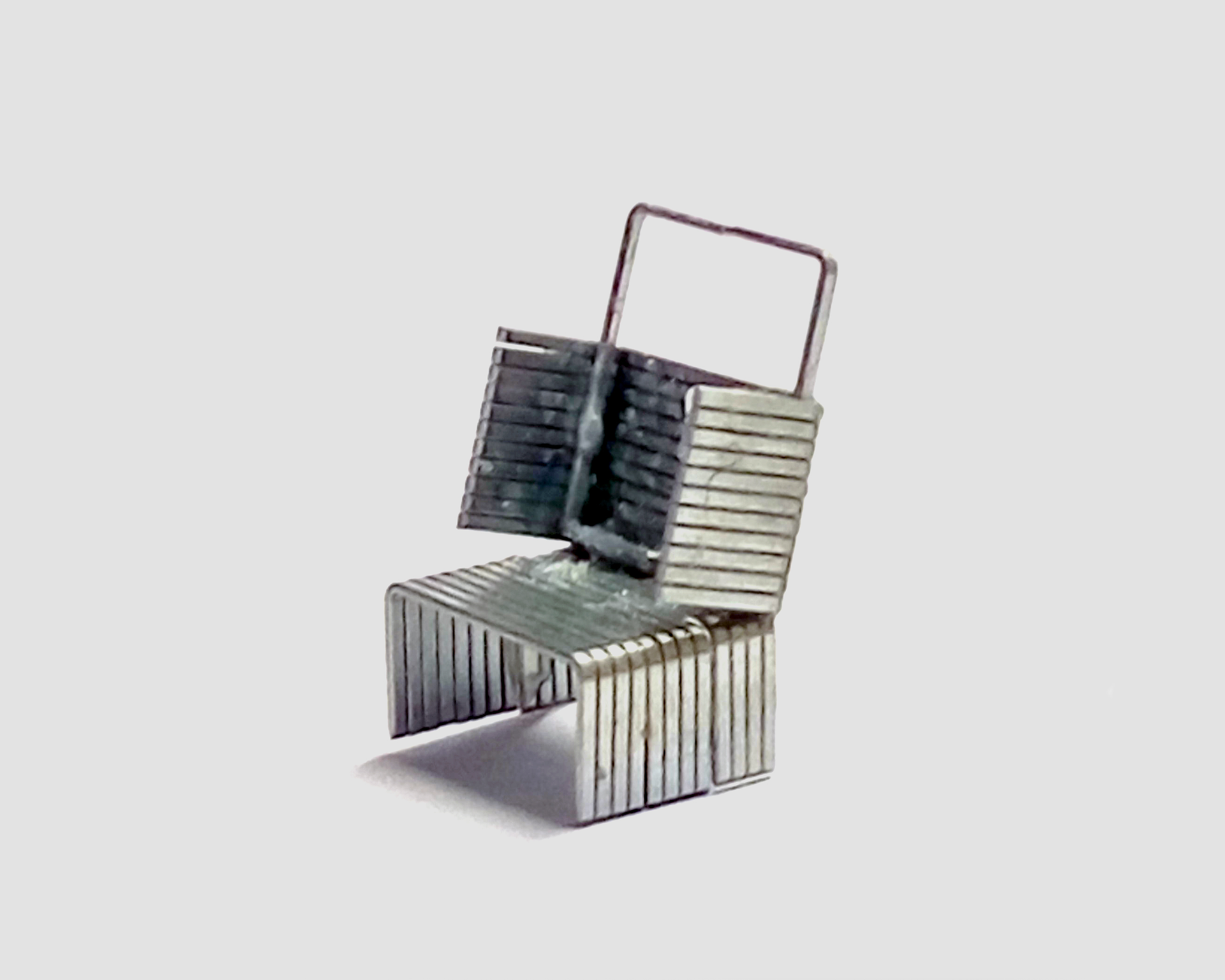 Lounge concept made of staples - prototype