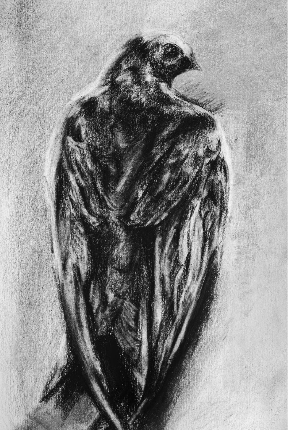 A5, charcoal pen on paper