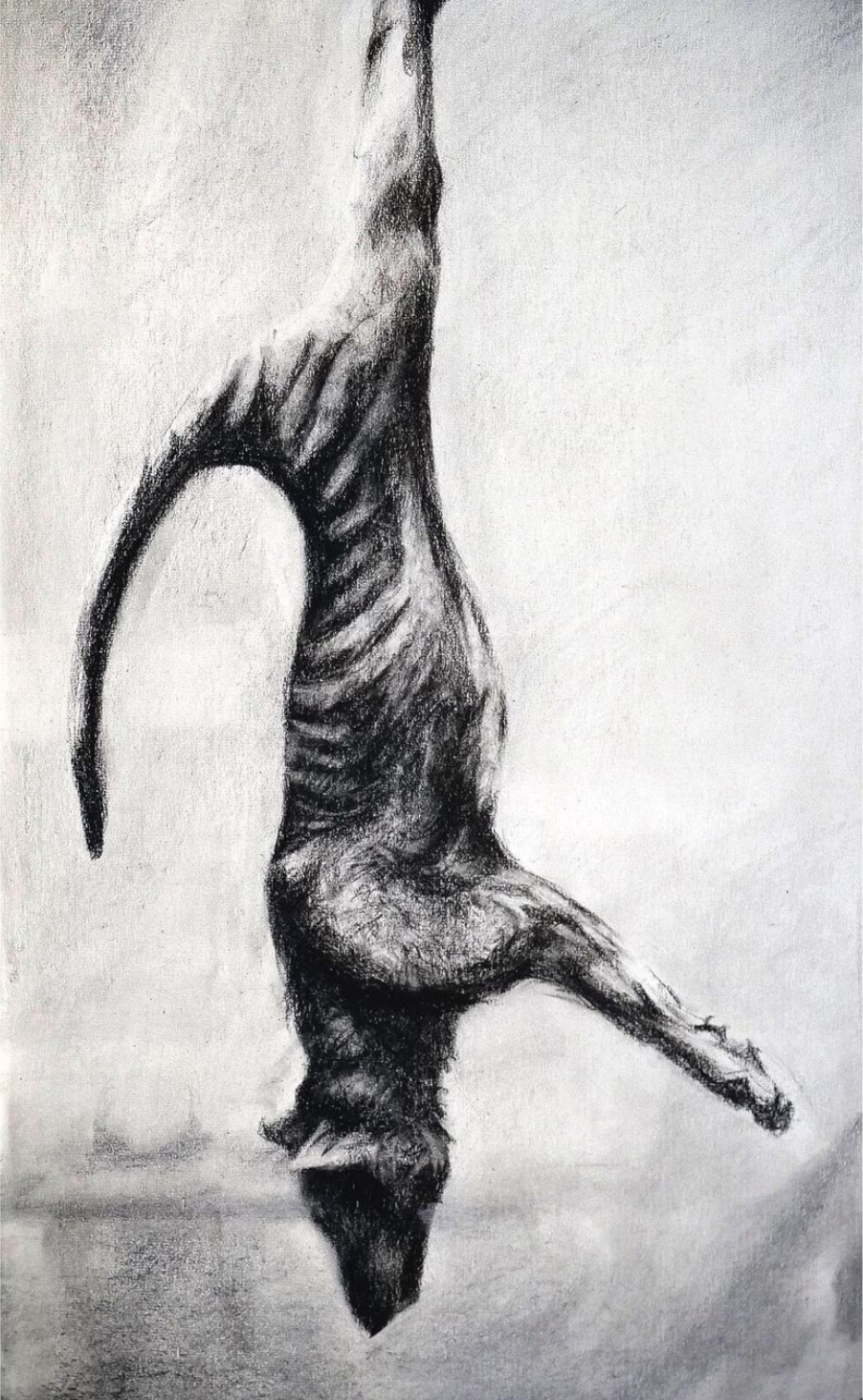 A5, charcoal pen on paper