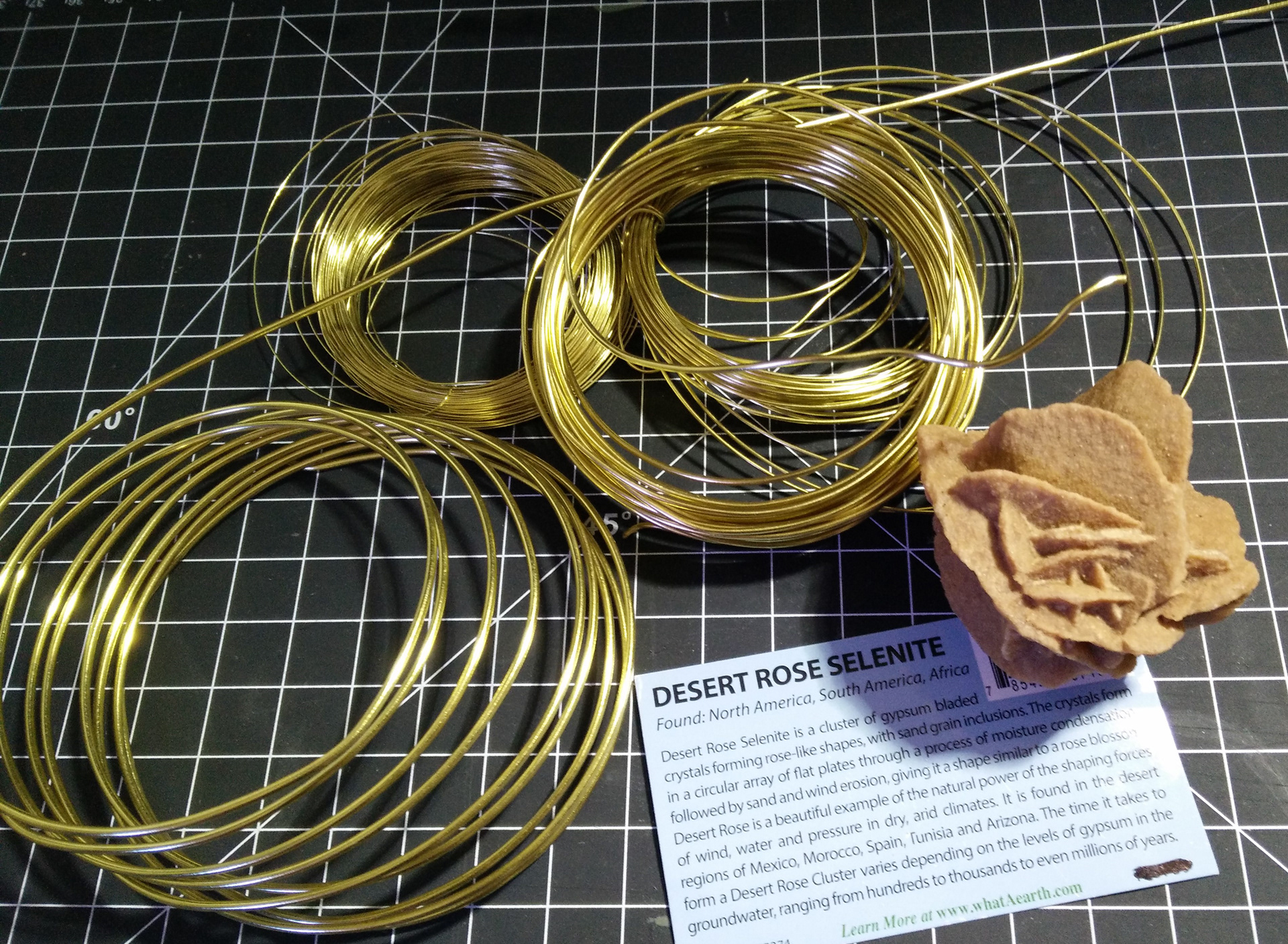 Materials for a hand-made custom gift