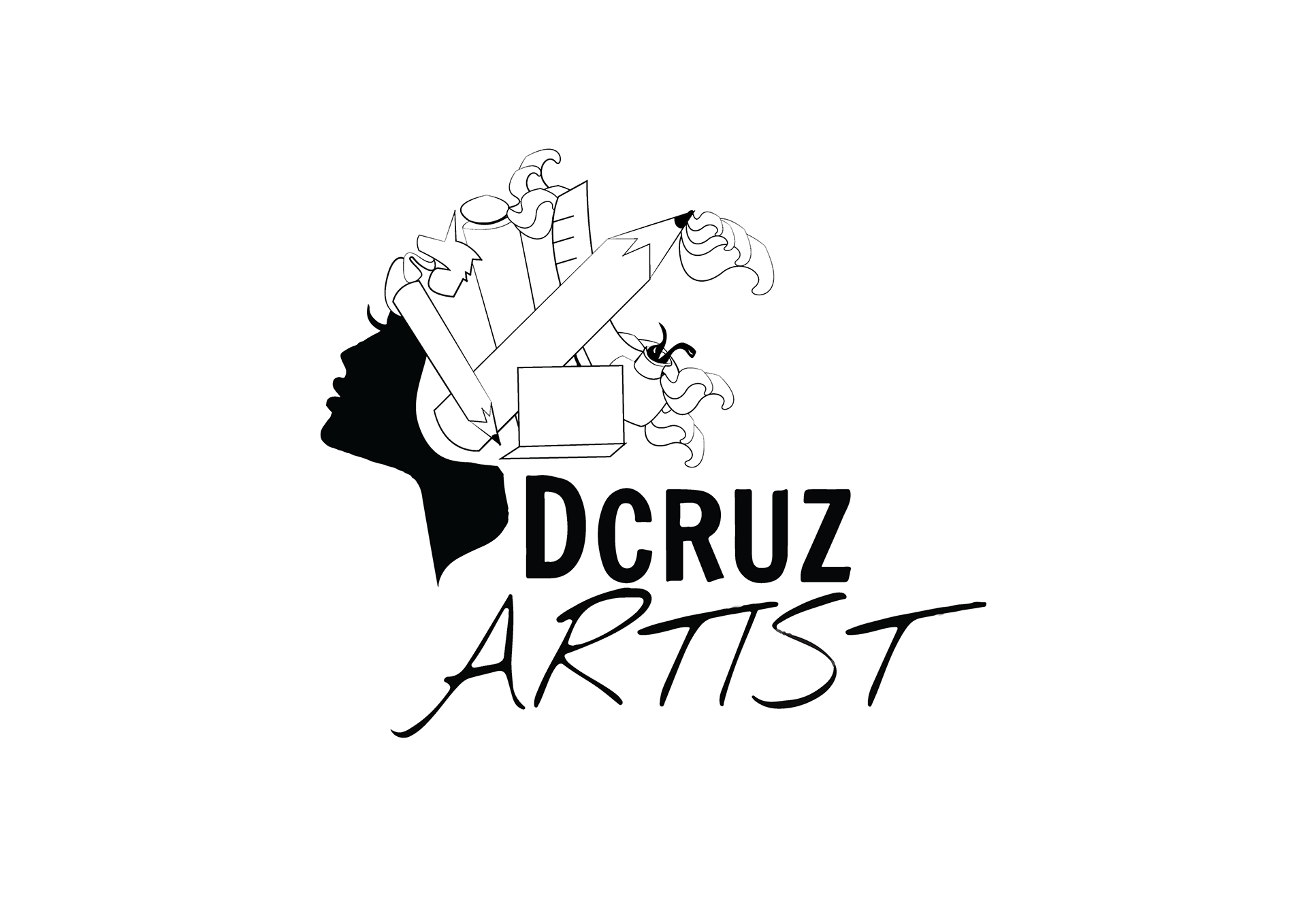 DCruz Artist logo,graphic design